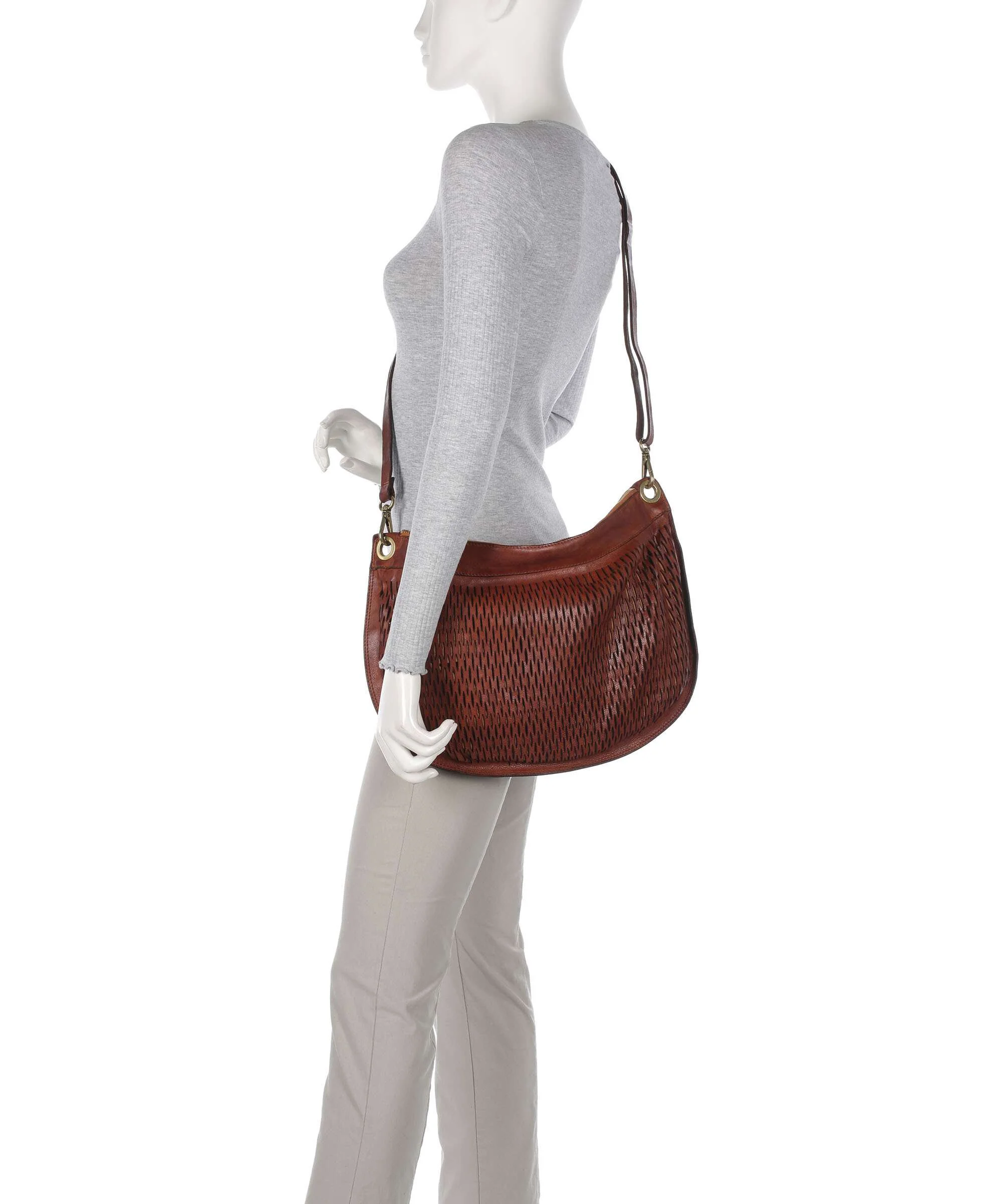Campomaggi Hobo bag cognac - Image 3