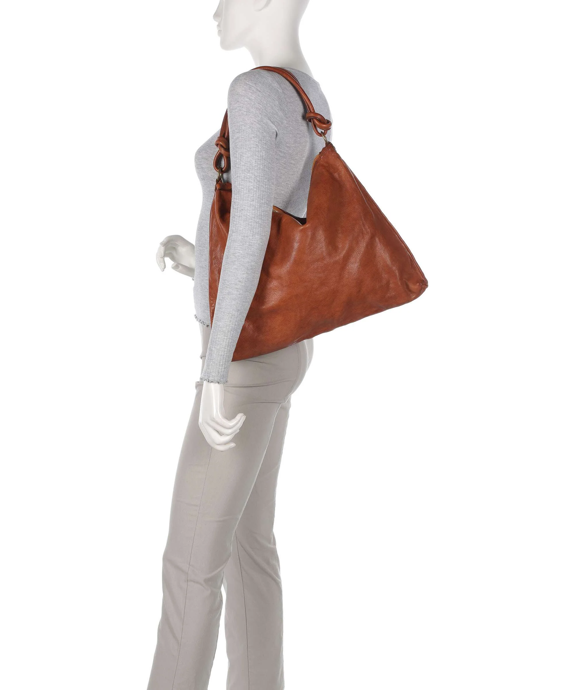 Campomaggi Hobo bag cognac - Image 3