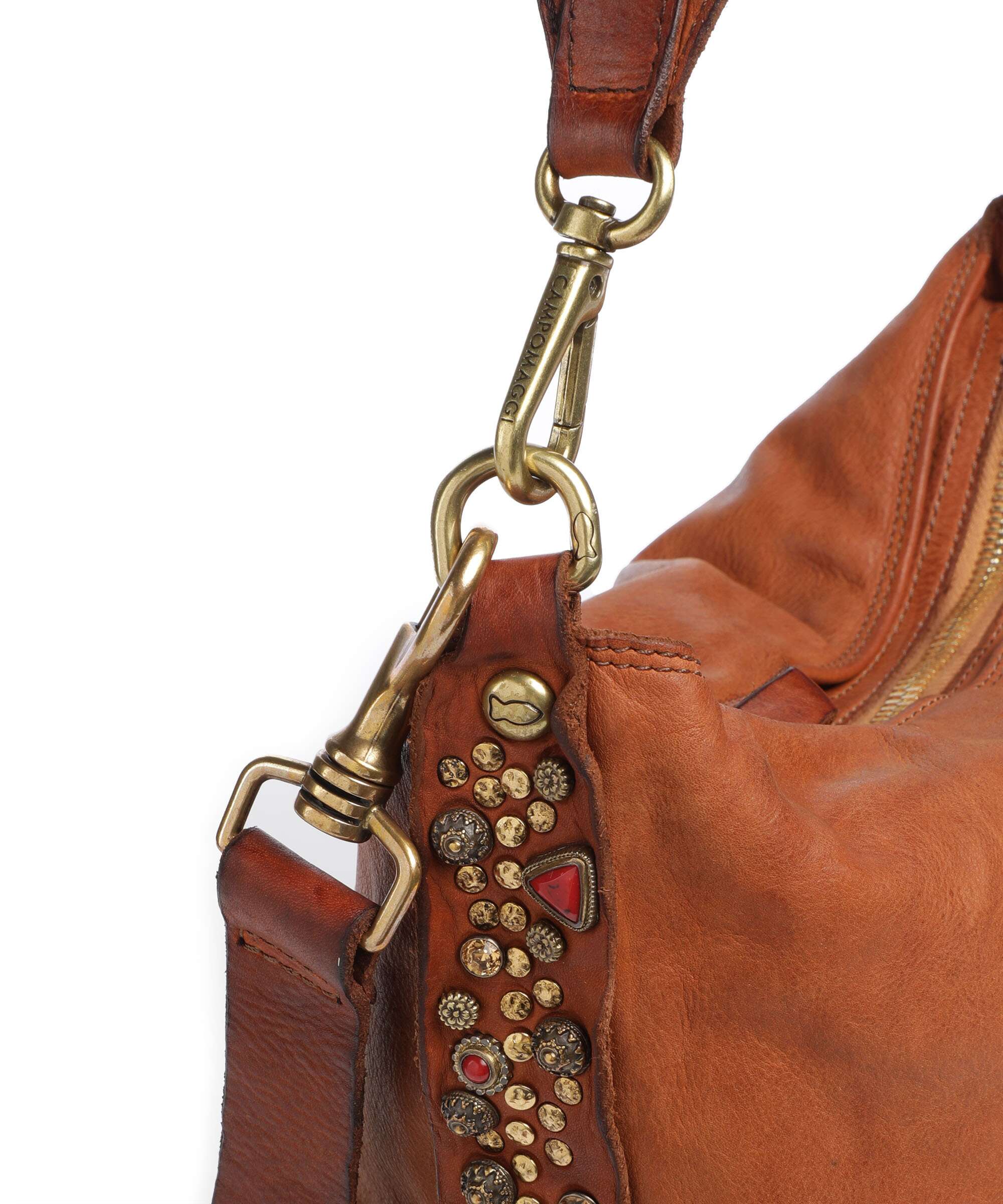 Campomaggi Hobo bag cognac - Image 4