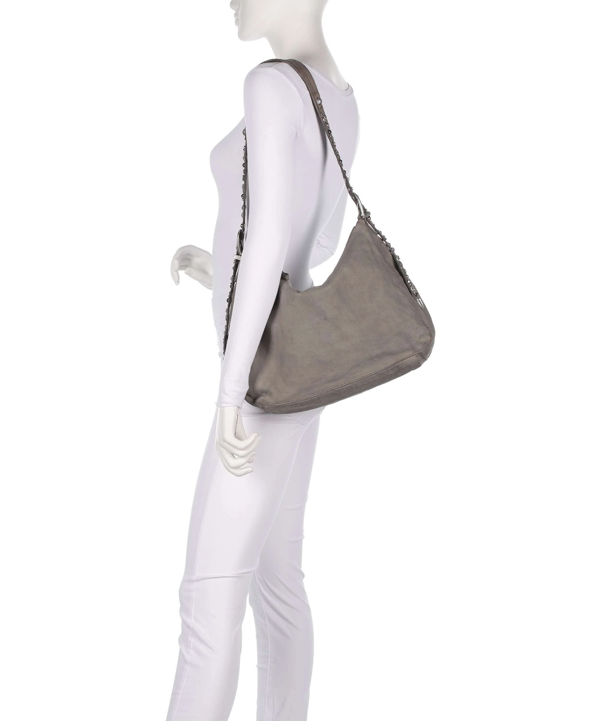 Campomaggi Hobo bag cemento - Image 3
