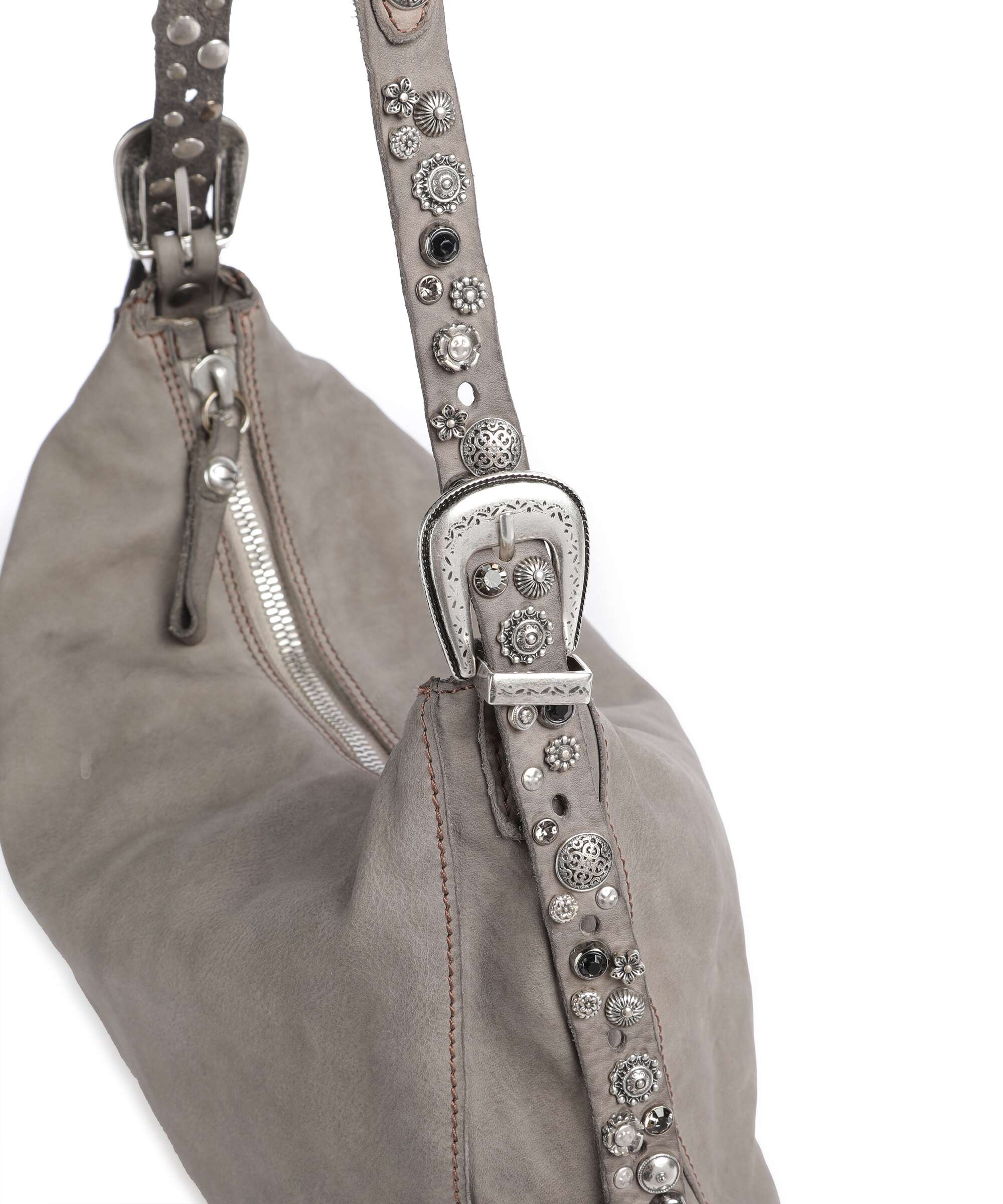 Campomaggi Hobo bag cemento - Image 4