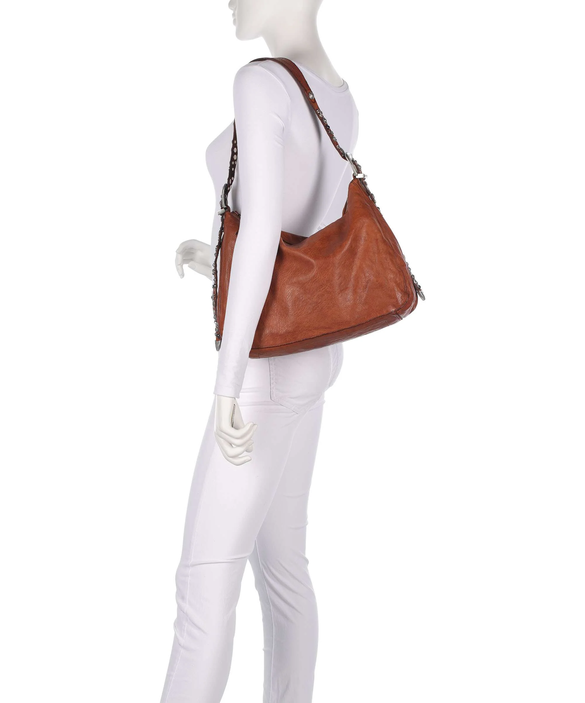 Campomaggi Hobo bag cognac - Image 3