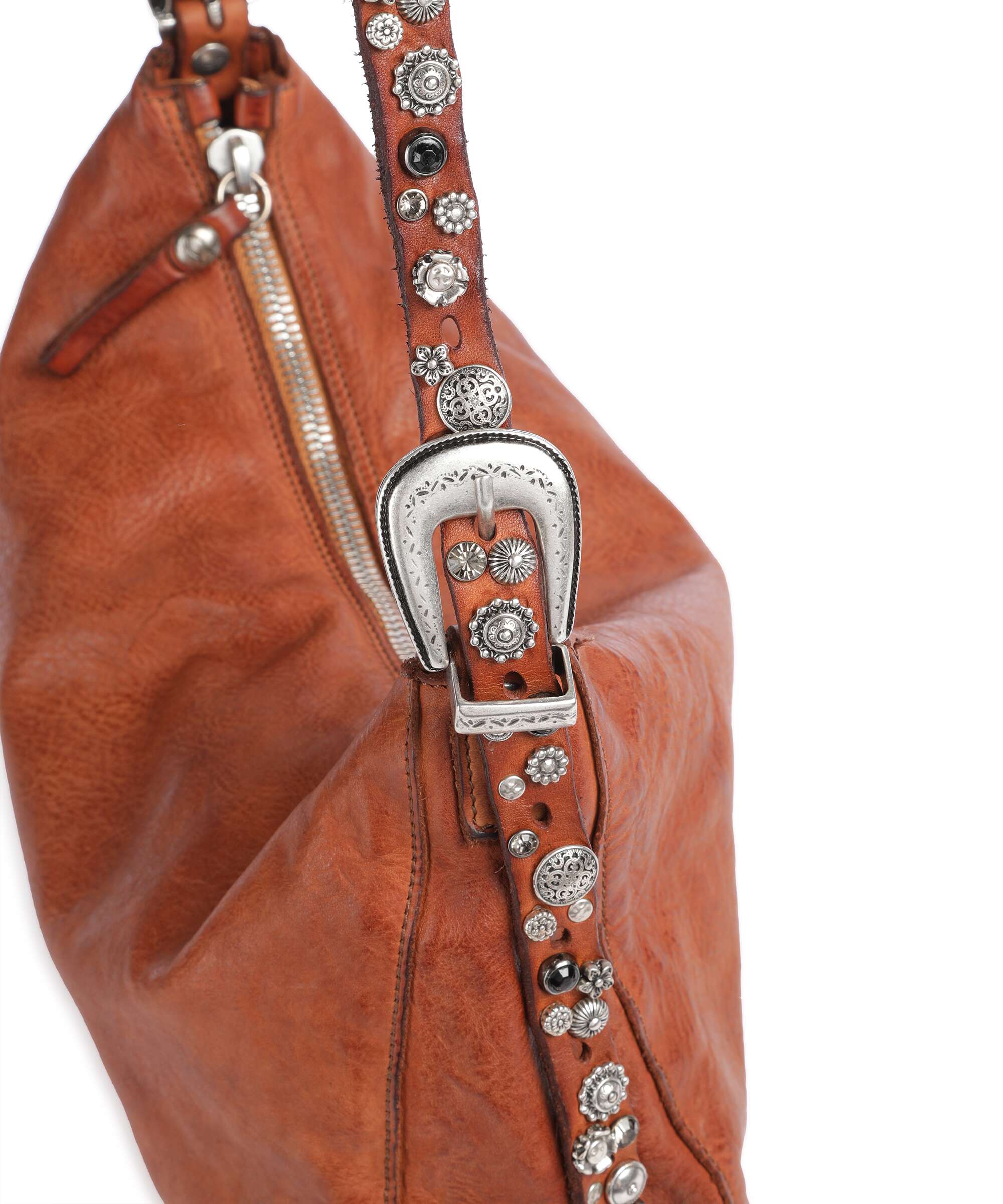 Campomaggi Hobo bag cognac - Image 4