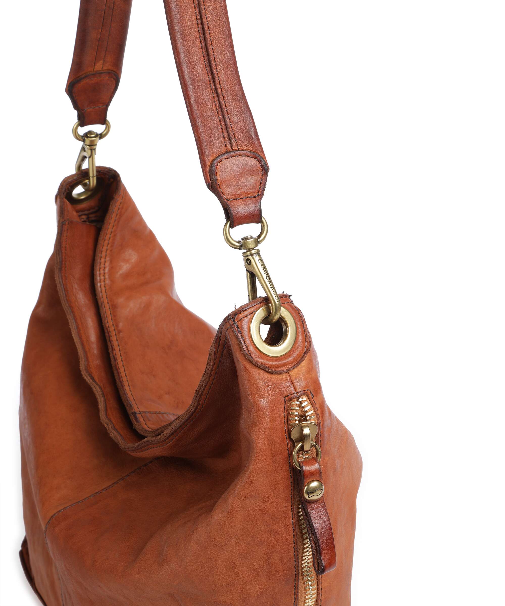 Campomaggi Hobo bag cognac - Image 4