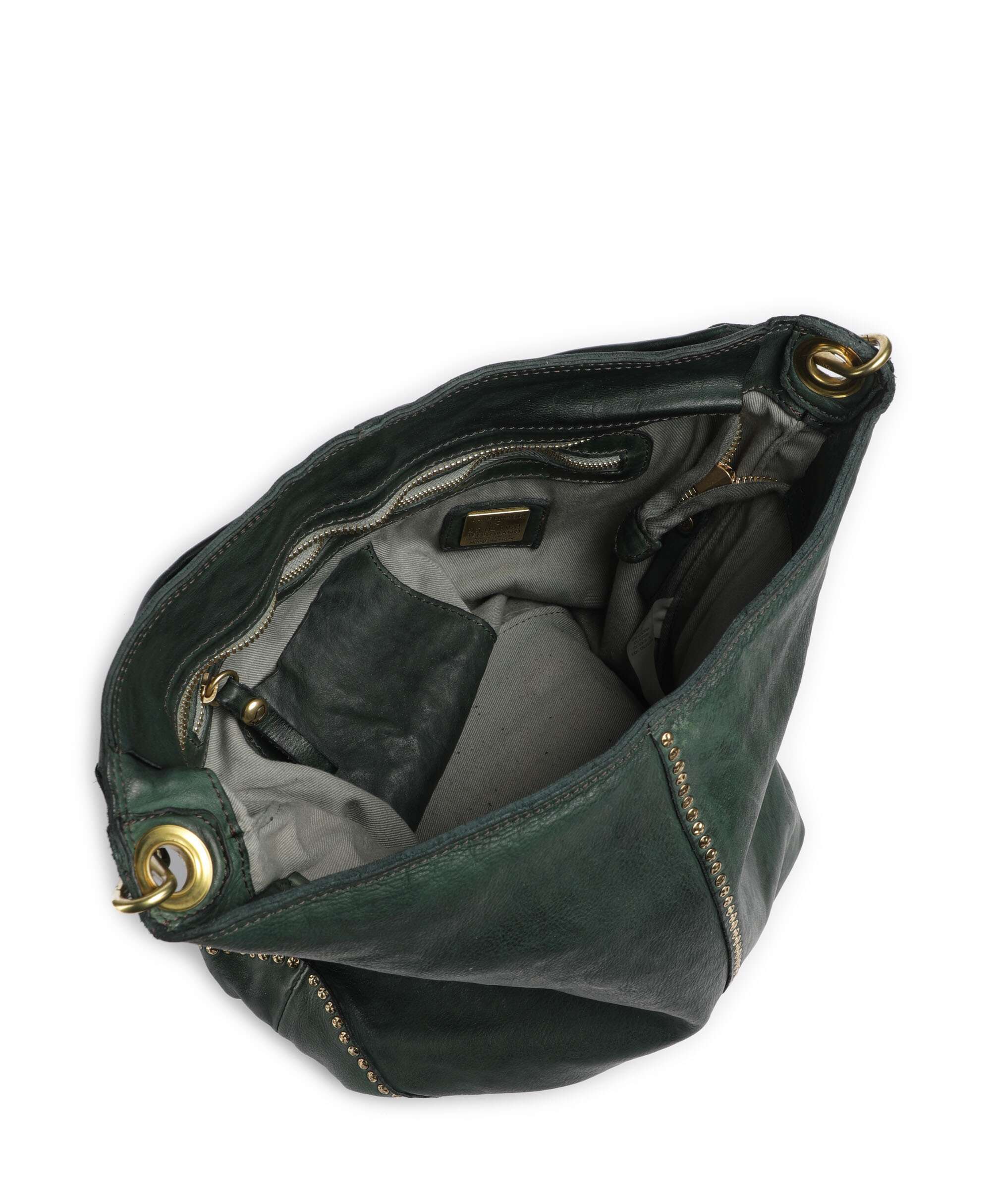 Campomaggi Hobo bag green bottle - Image 5
