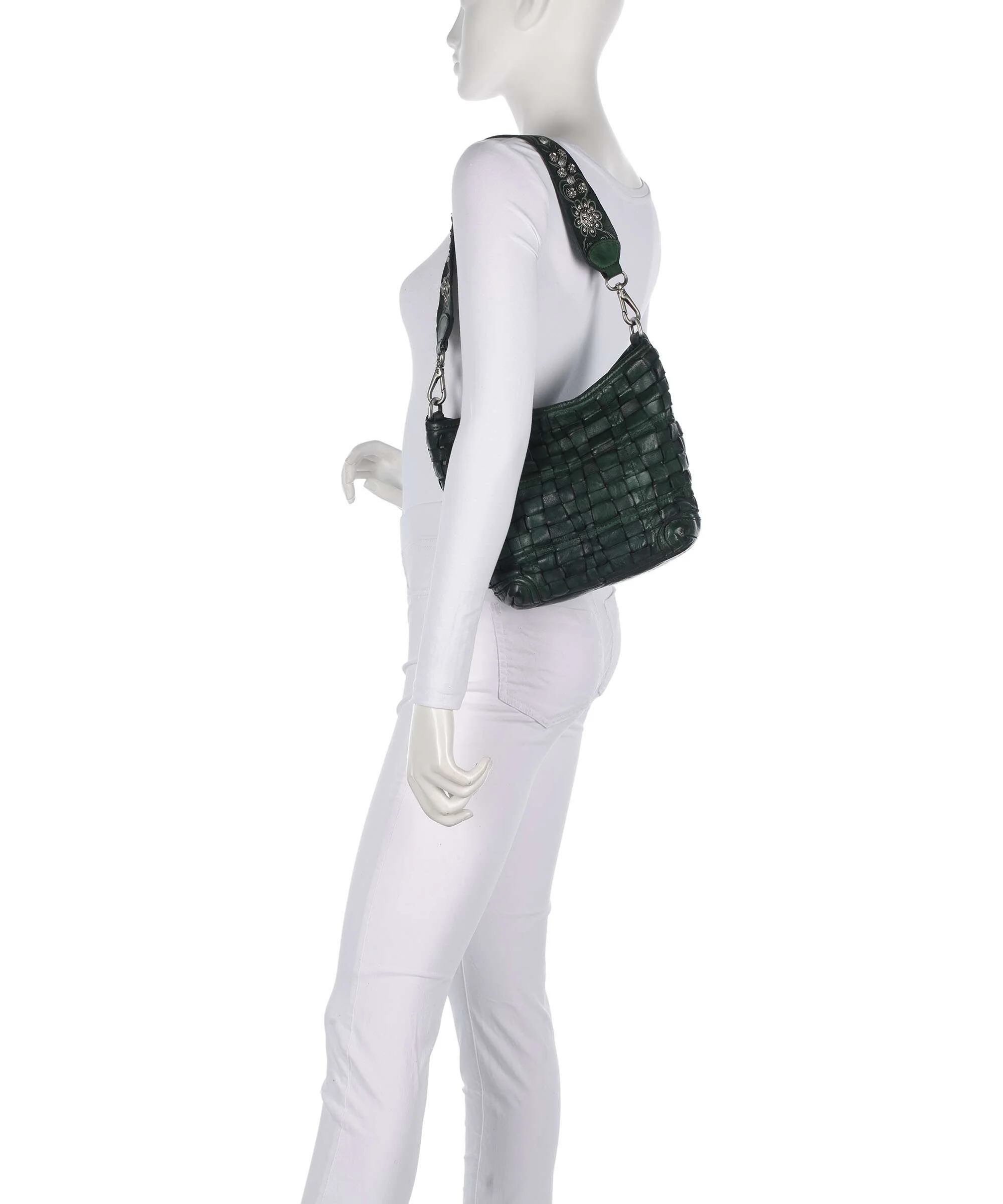 Campomaggi Hobo bag green bottle - Image 3