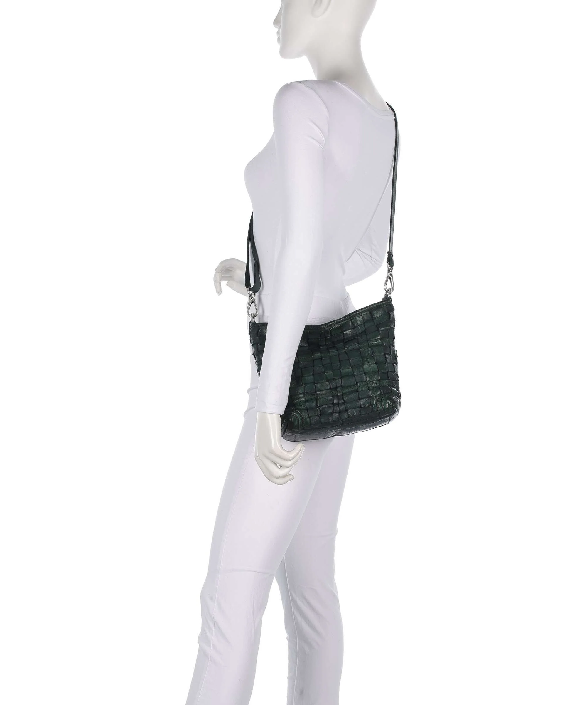 Campomaggi Hobo bag green bottle - Image 4
