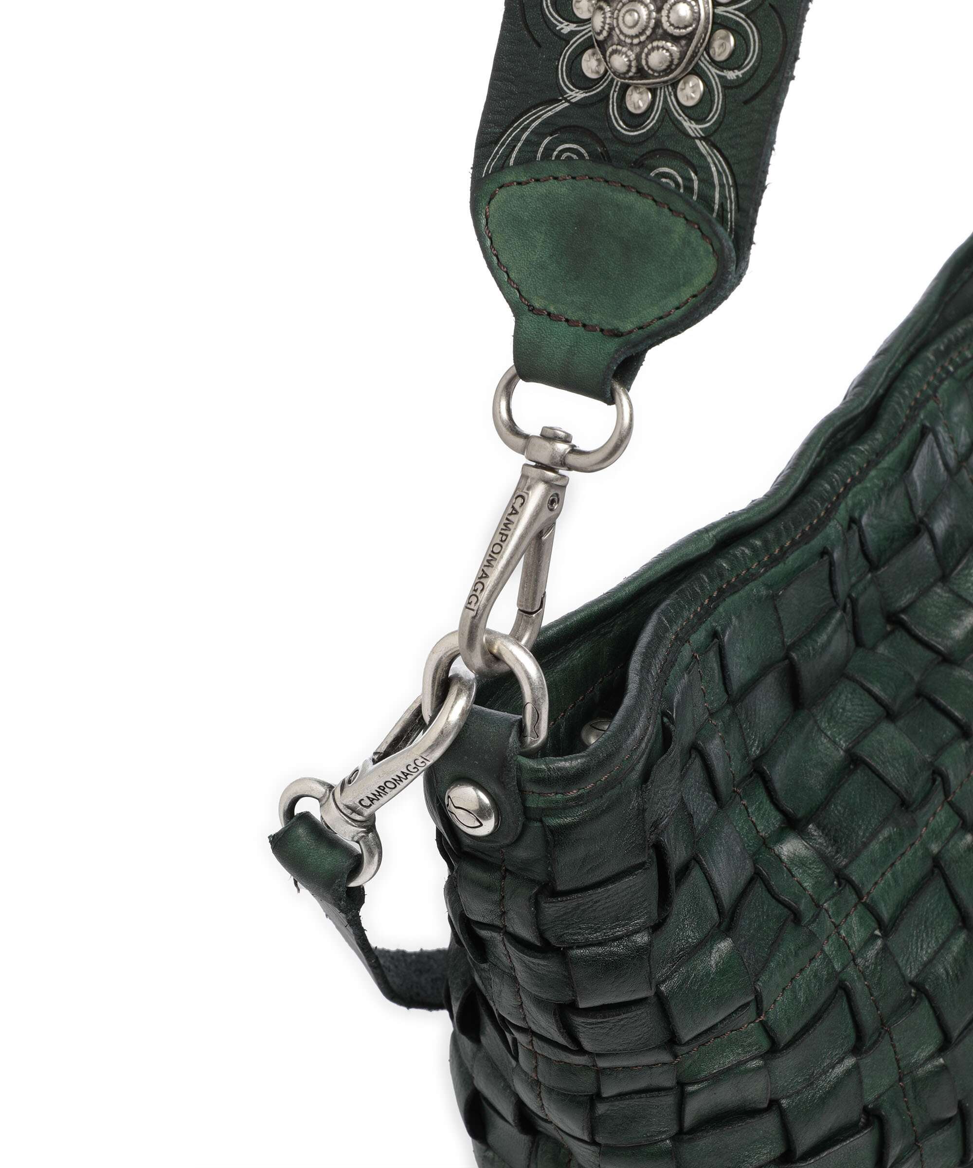 Campomaggi Hobo bag green bottle - Image 5