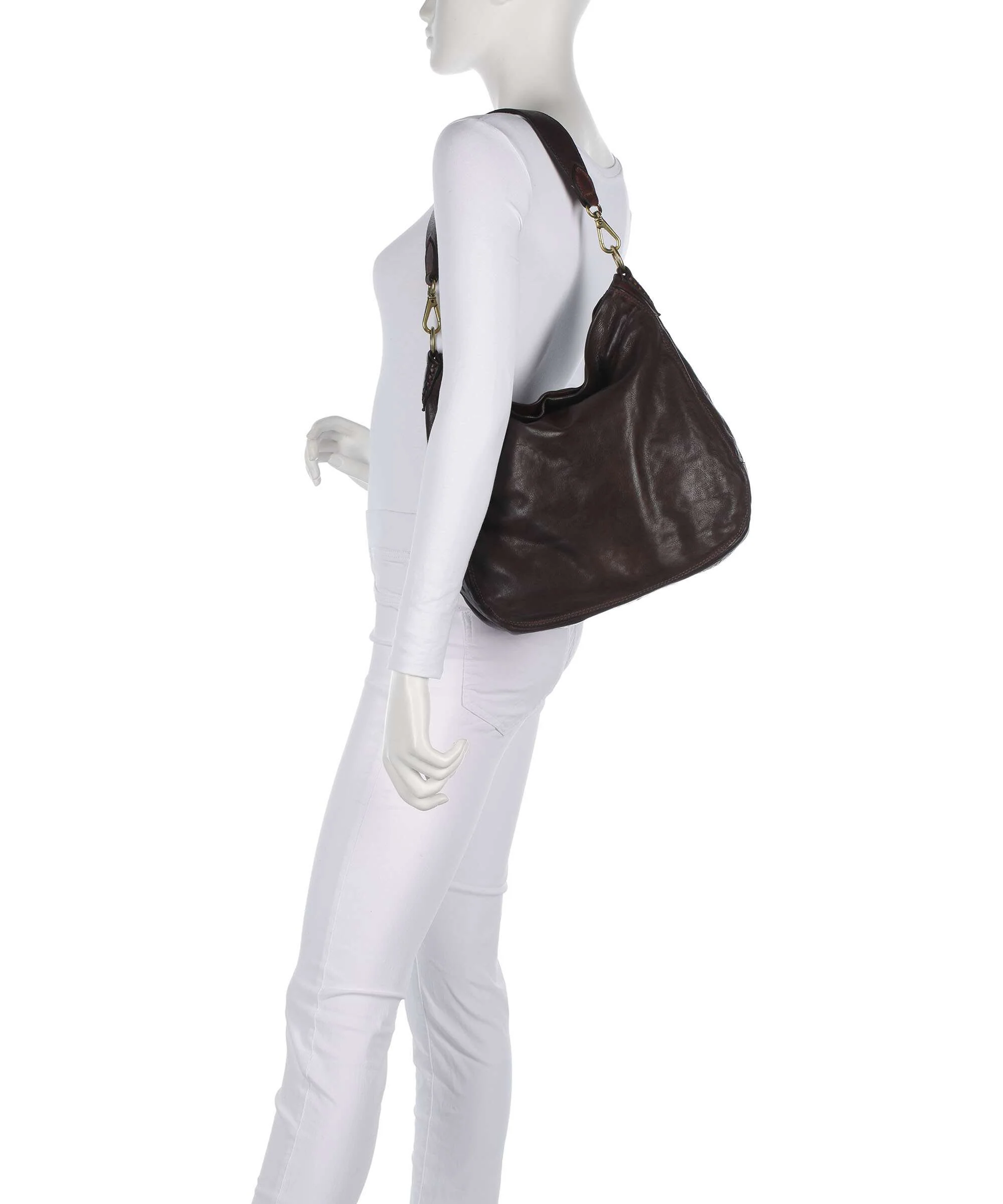Campomaggi Hobo bag brown - Image 3