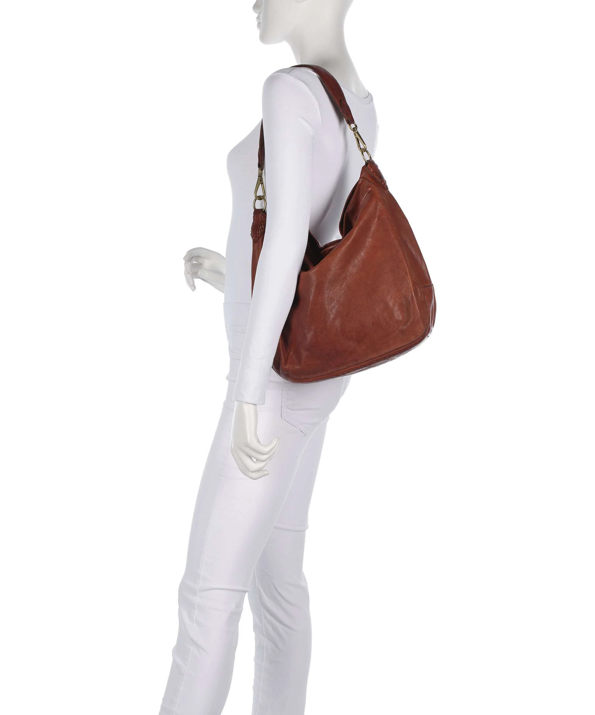 Campomaggi Hobo bag cognac - Image 3