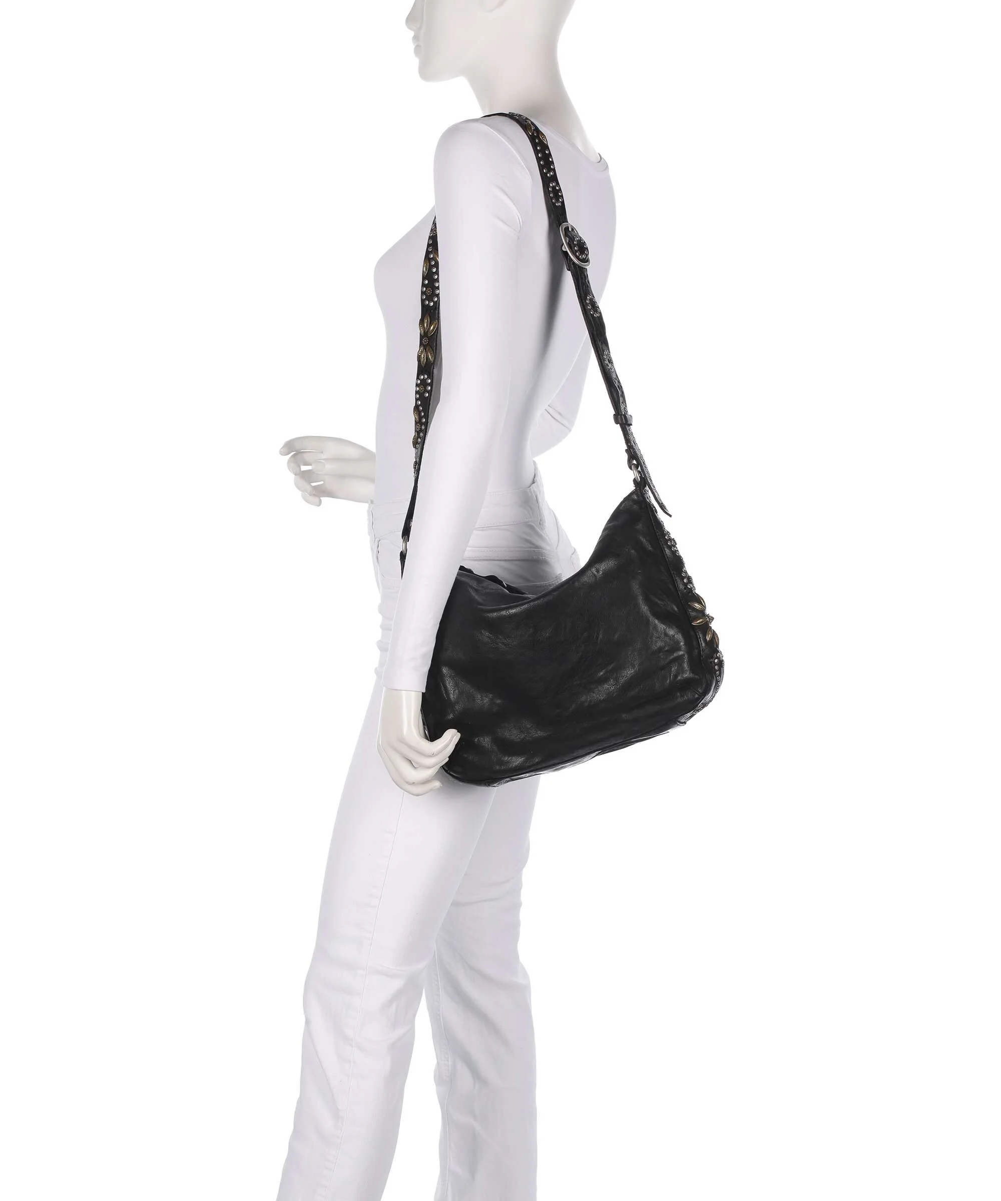 Campomaggi Hobo bag black - Image 3