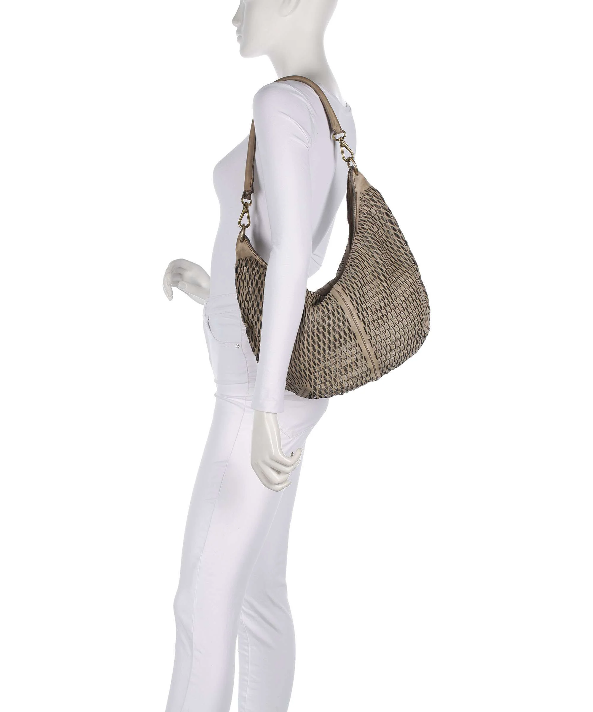 Campomaggi Hobo bag ice - Image 3
