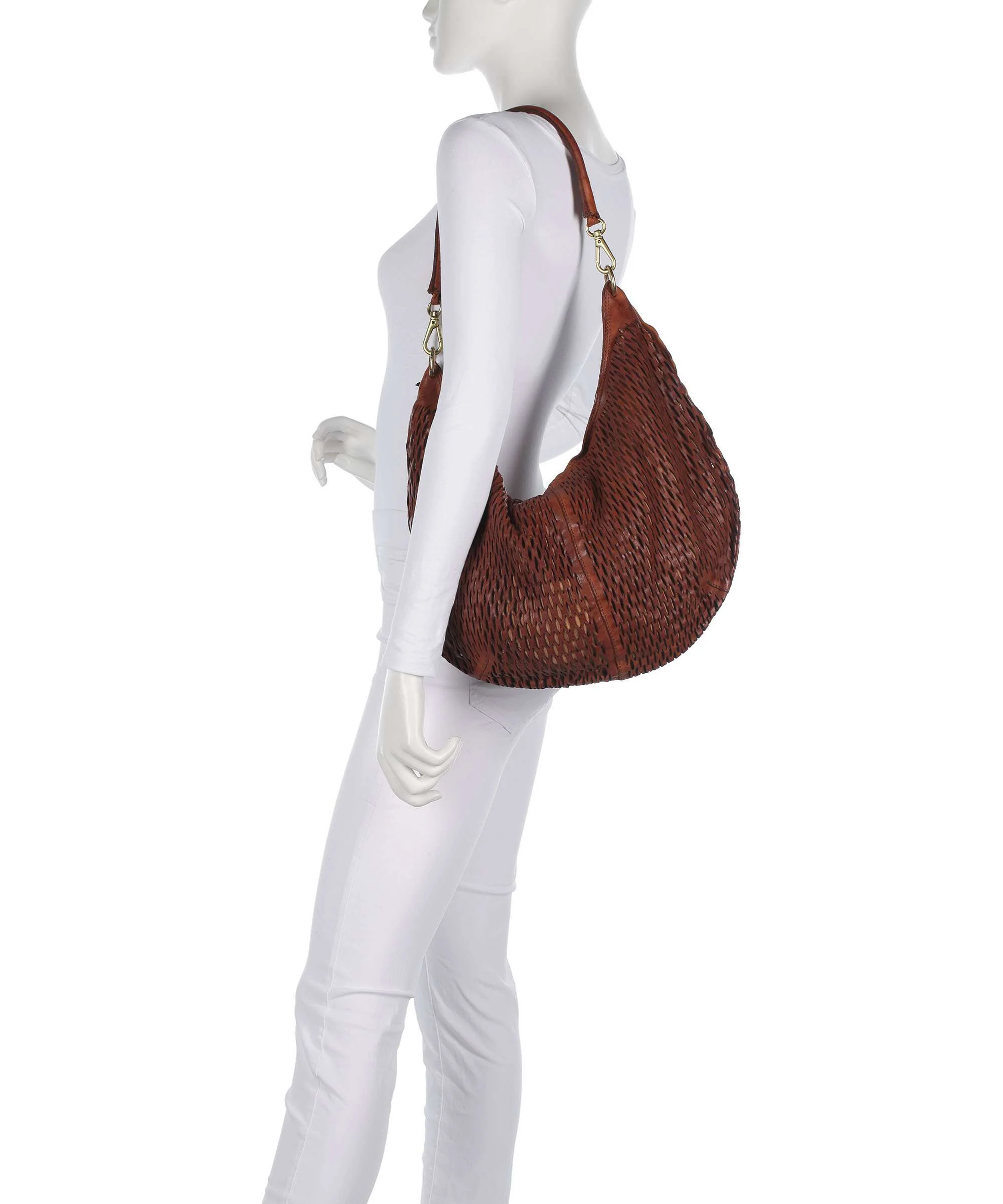 Campomaggi Hobo bag cognac - Image 3