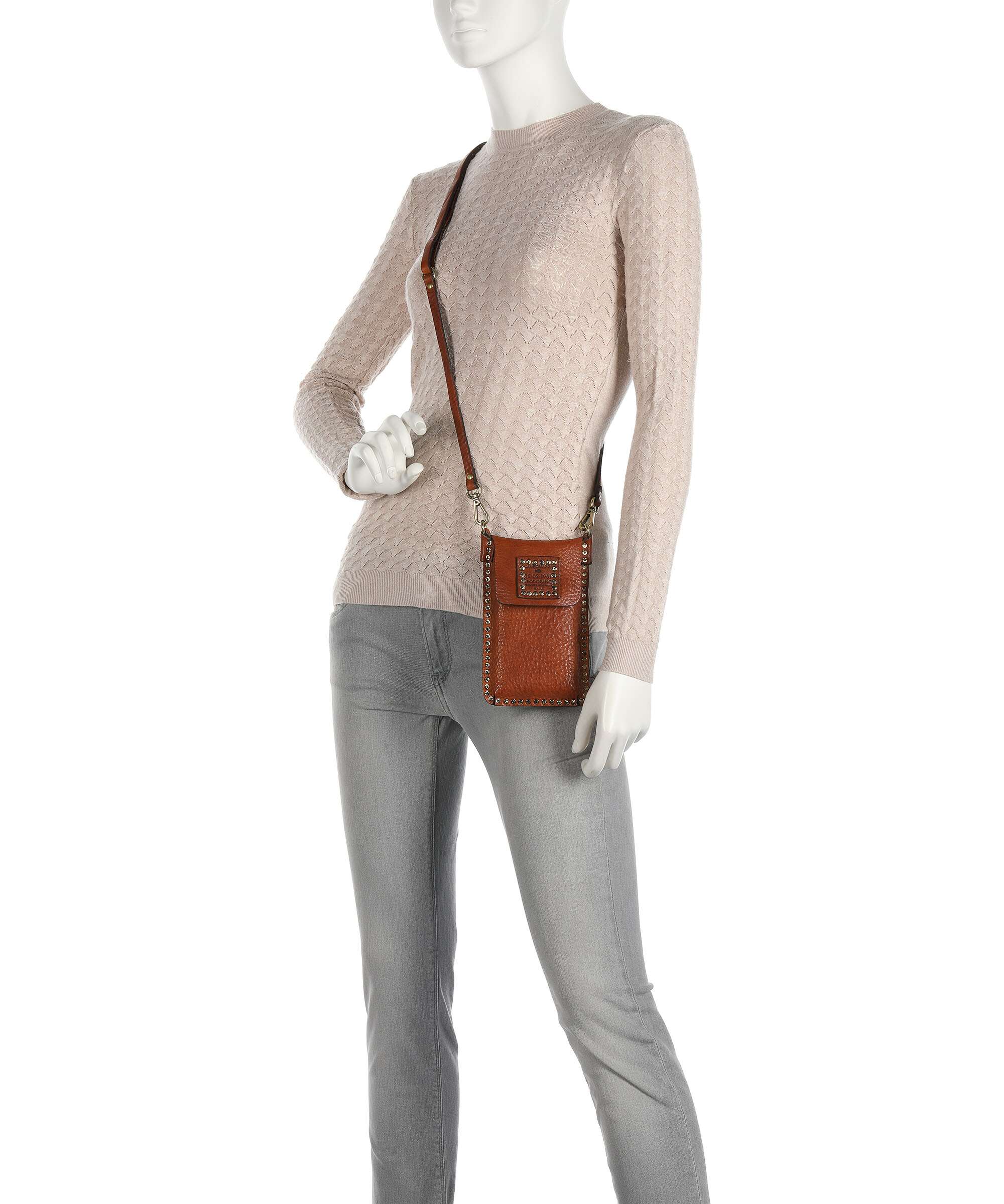 Campomaggi Phone bag cognac - Image 3