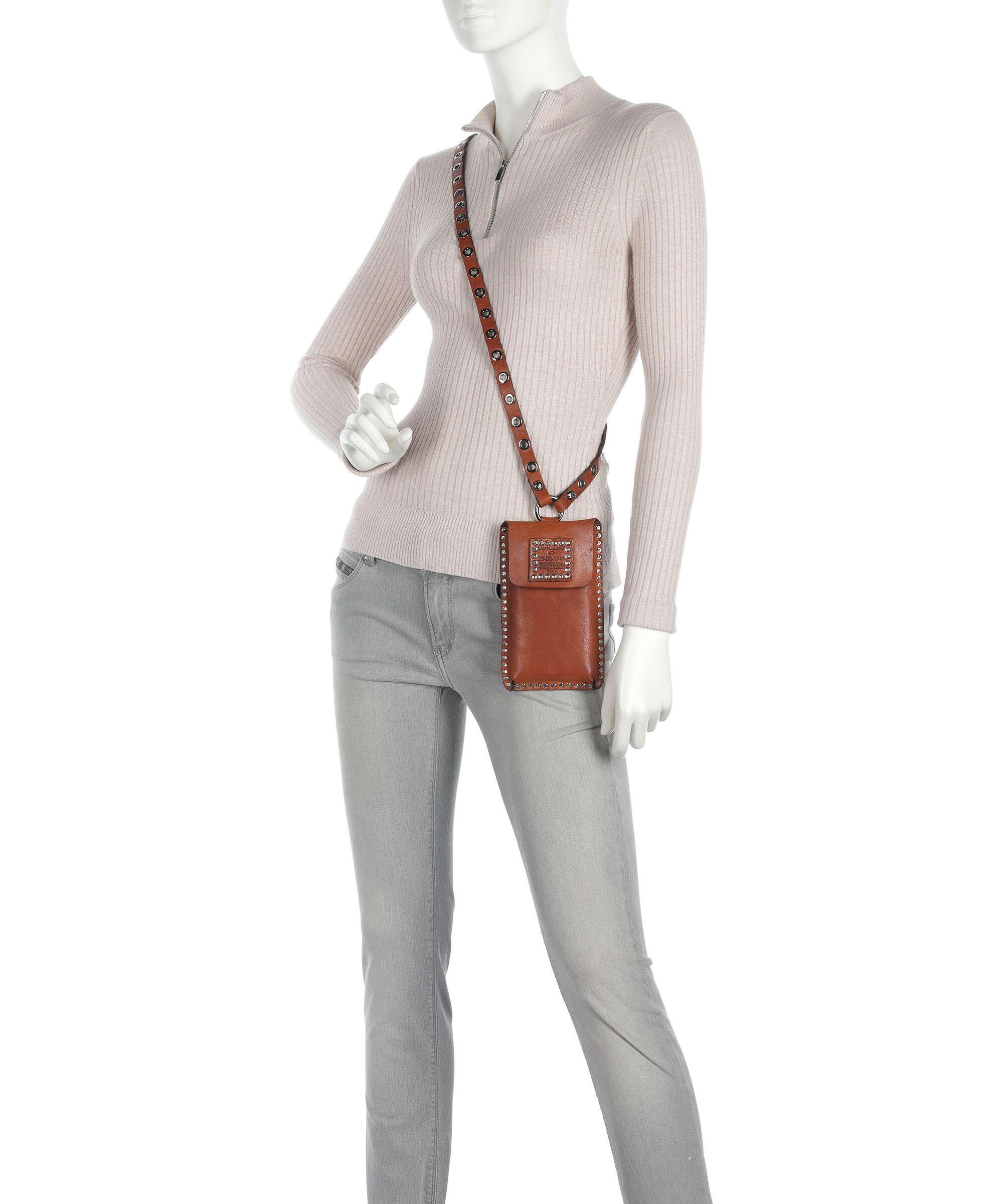 Campomaggi Phone bag cognac - Image 3