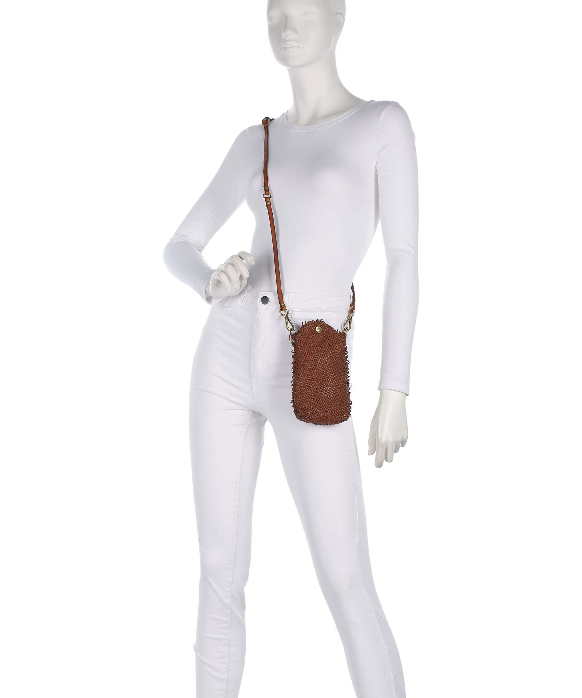 Campomaggi Phone bag cognac - Image 3