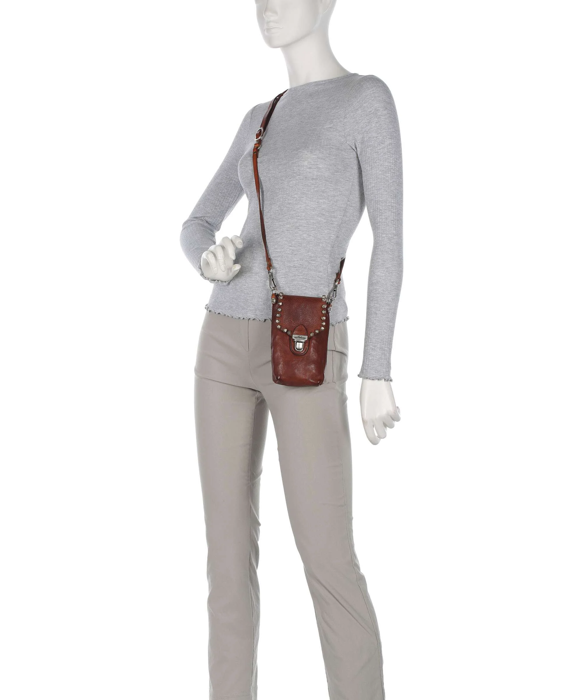 Campomaggi Phone bag cognac - Image 3