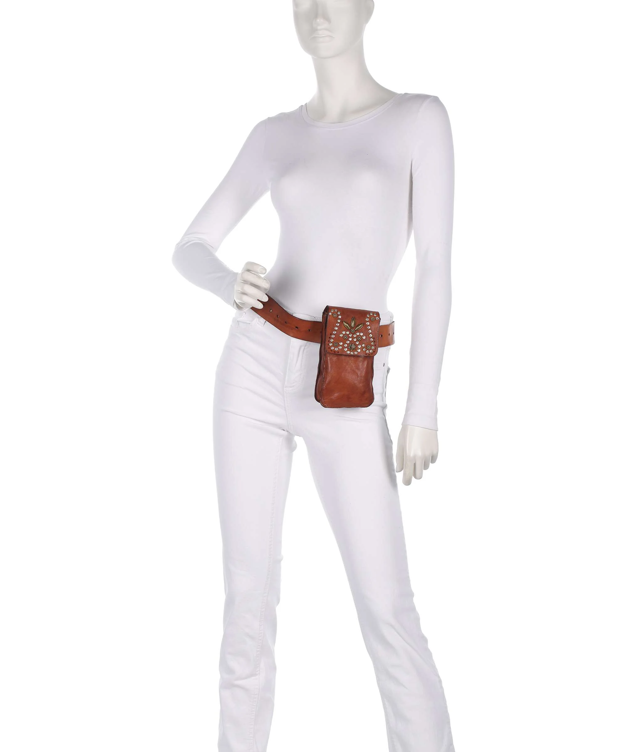 Campomaggi Phone bag cognac - Image 3