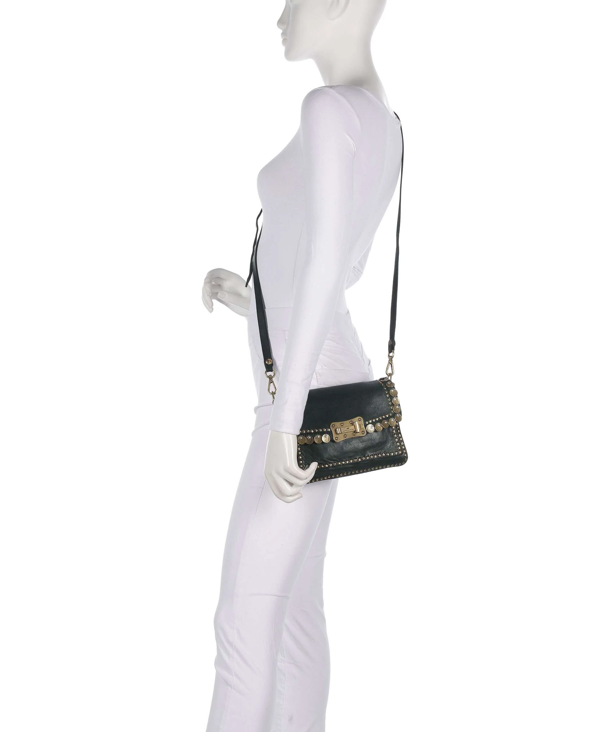 Campomaggi Shoulder bag green bottle - Image 4