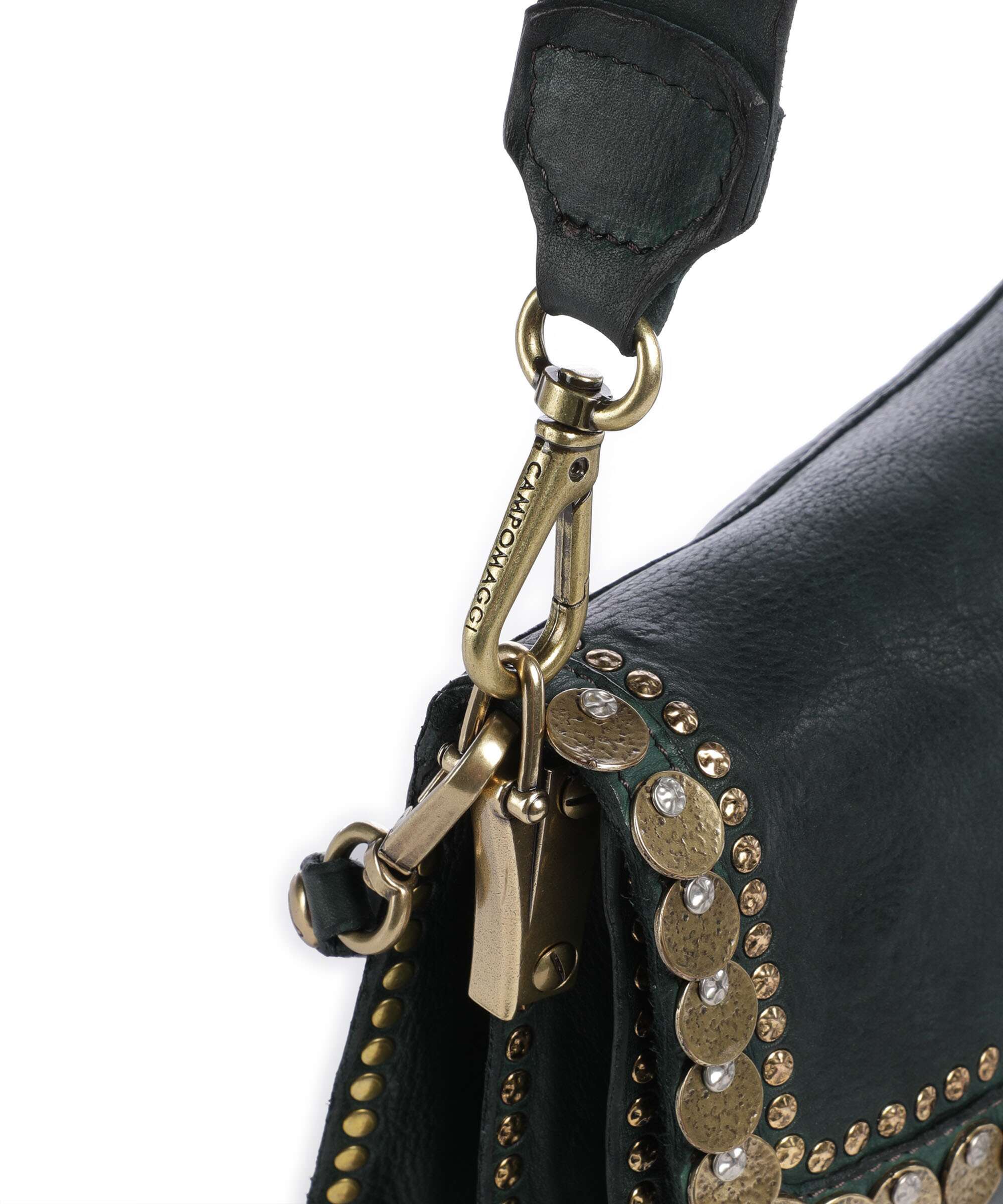 Campomaggi Shoulder bag green bottle - Image 5