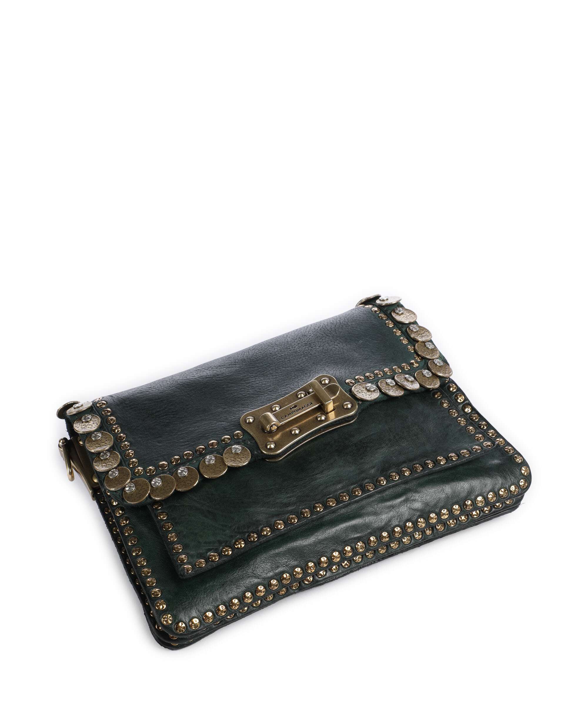 Campomaggi Shoulder bag green bottle - Image 6