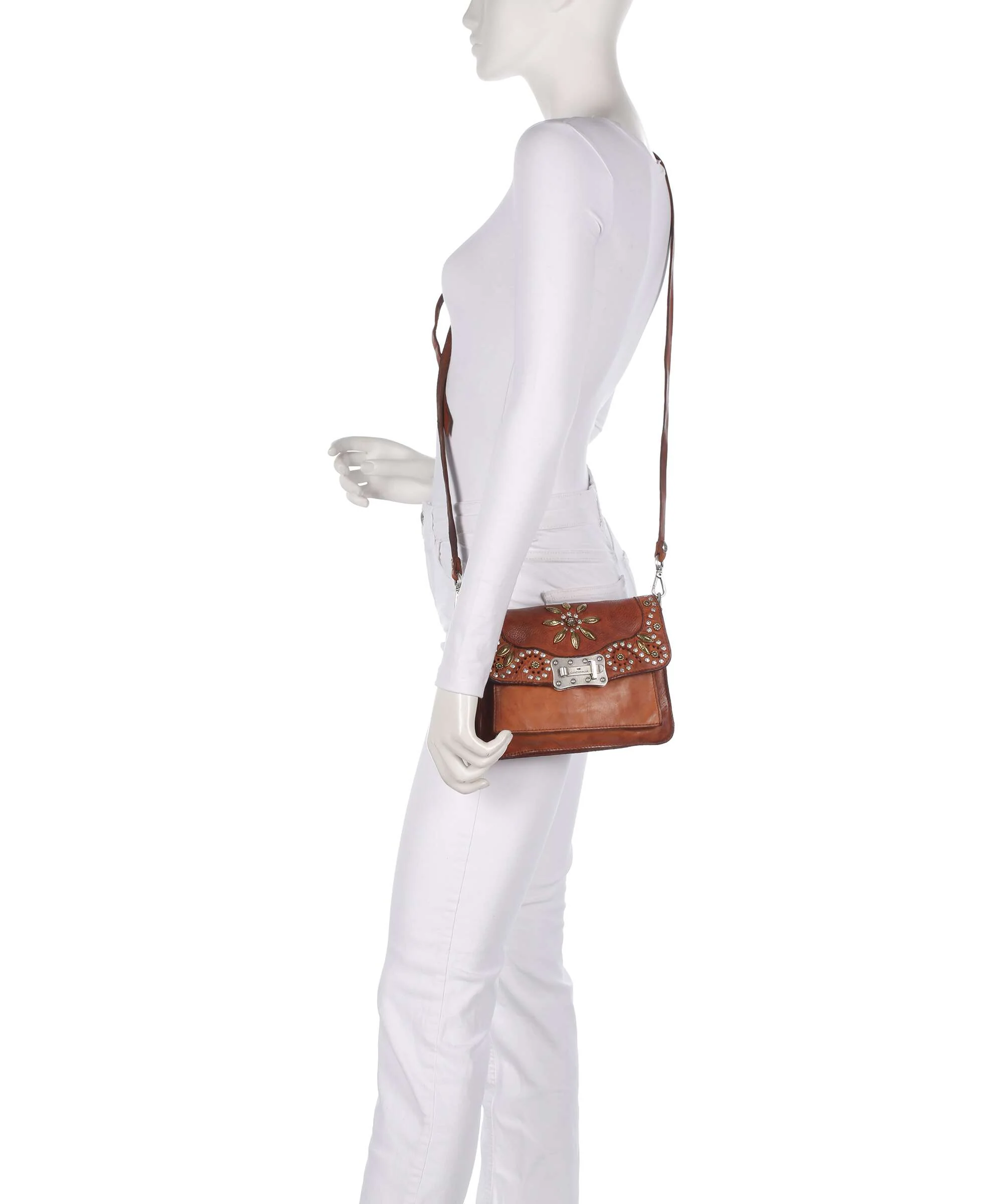 Campomaggi Shoulder bag cognac - Image 4