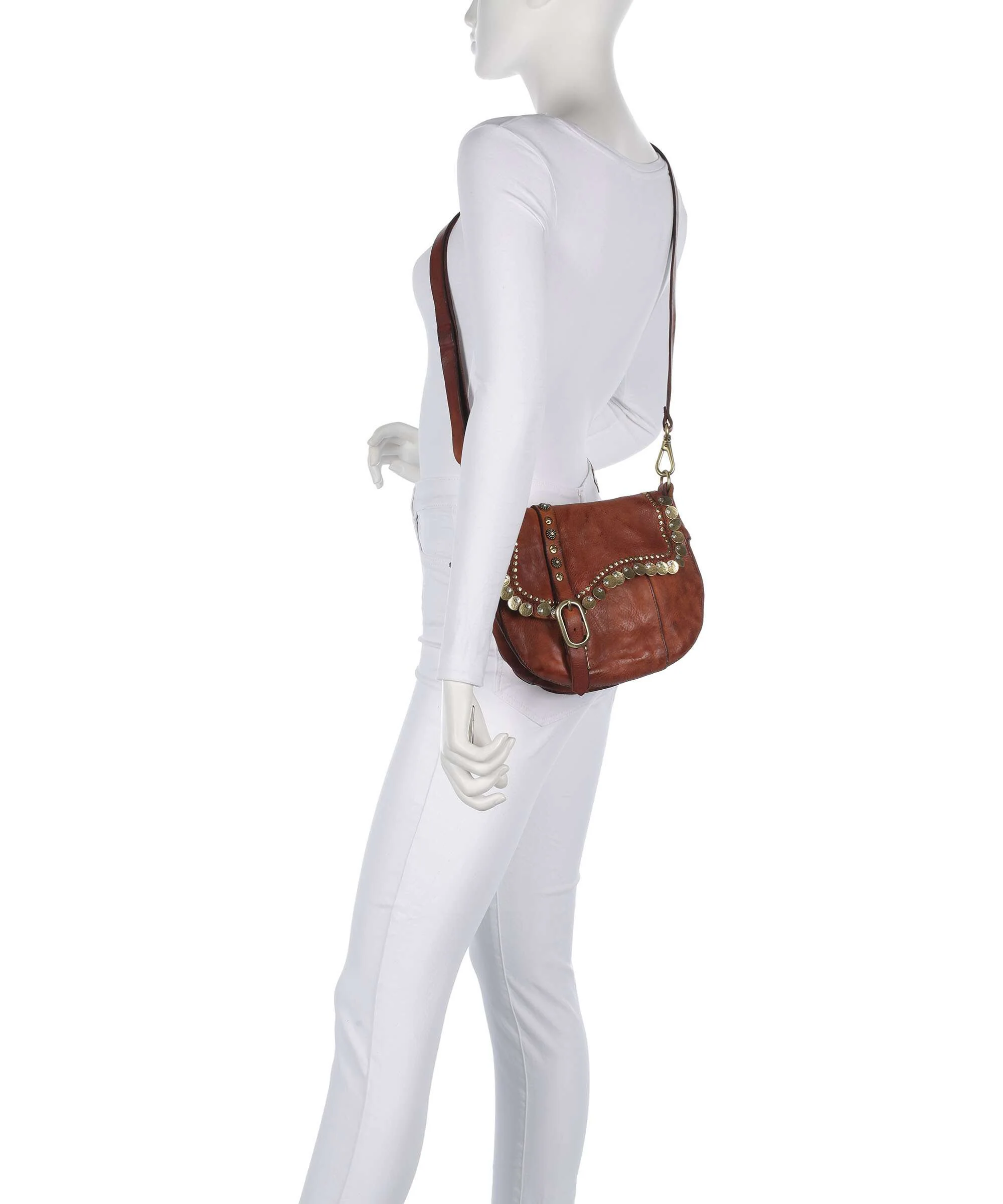 Campomaggi Shoulder bag cognac - Image 4