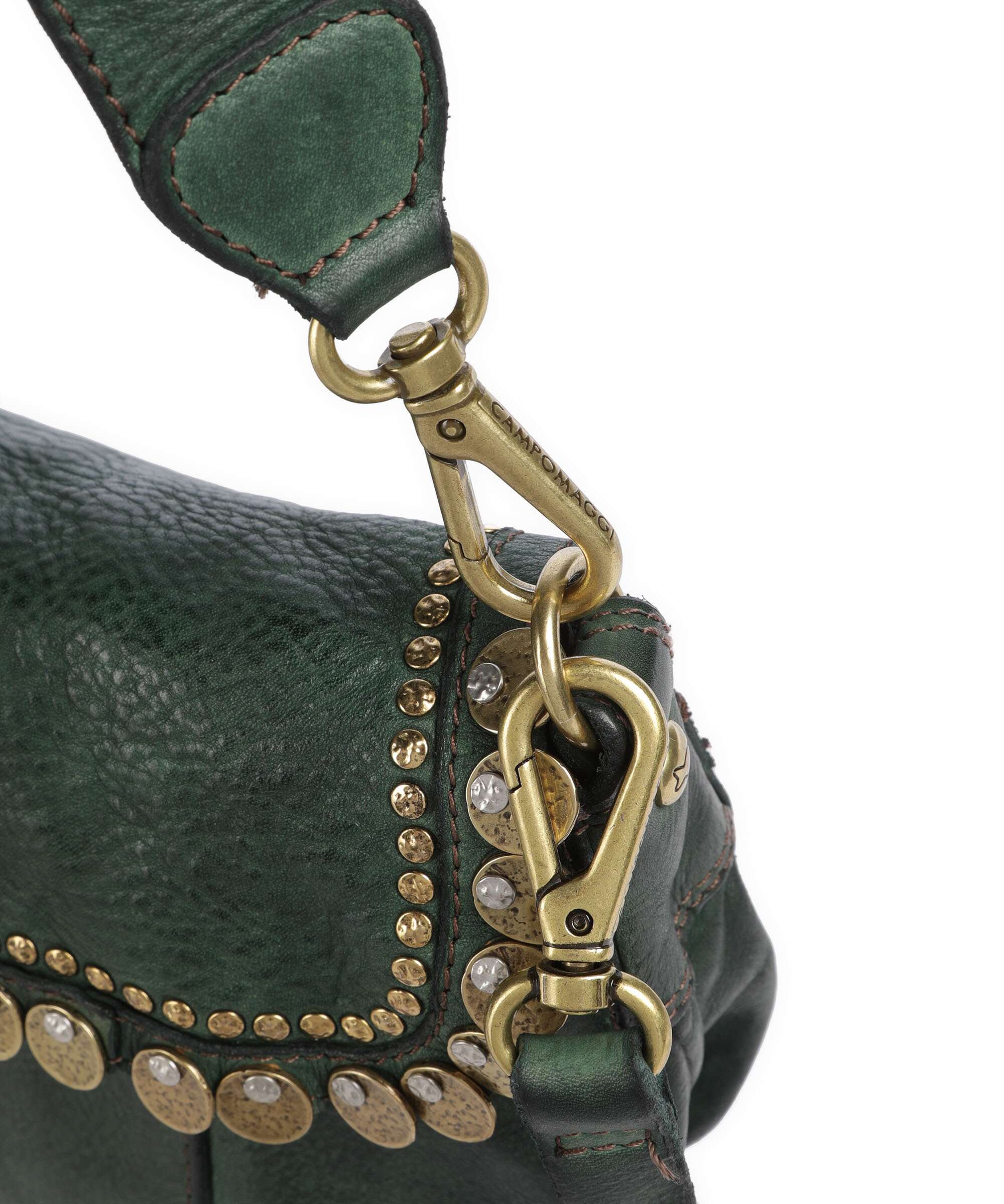 Campomaggi Shoulder bag green bottle - Image 5