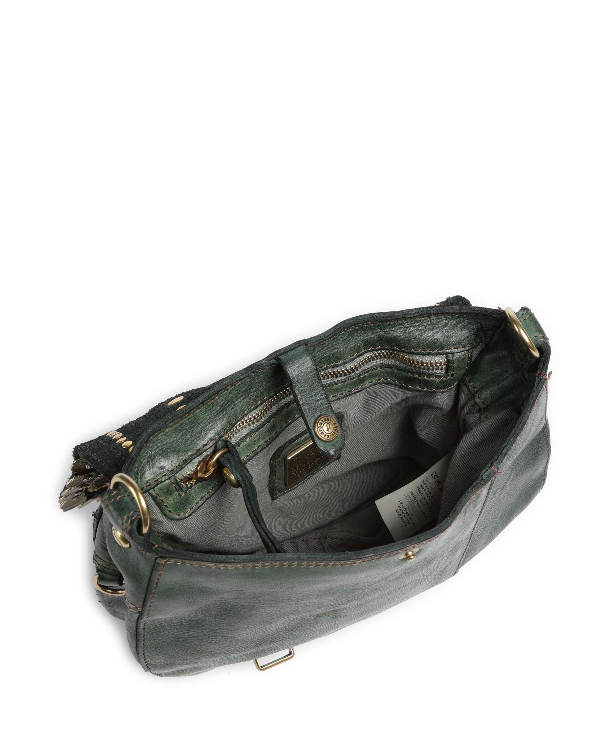 Campomaggi Shoulder bag green bottle - Image 7