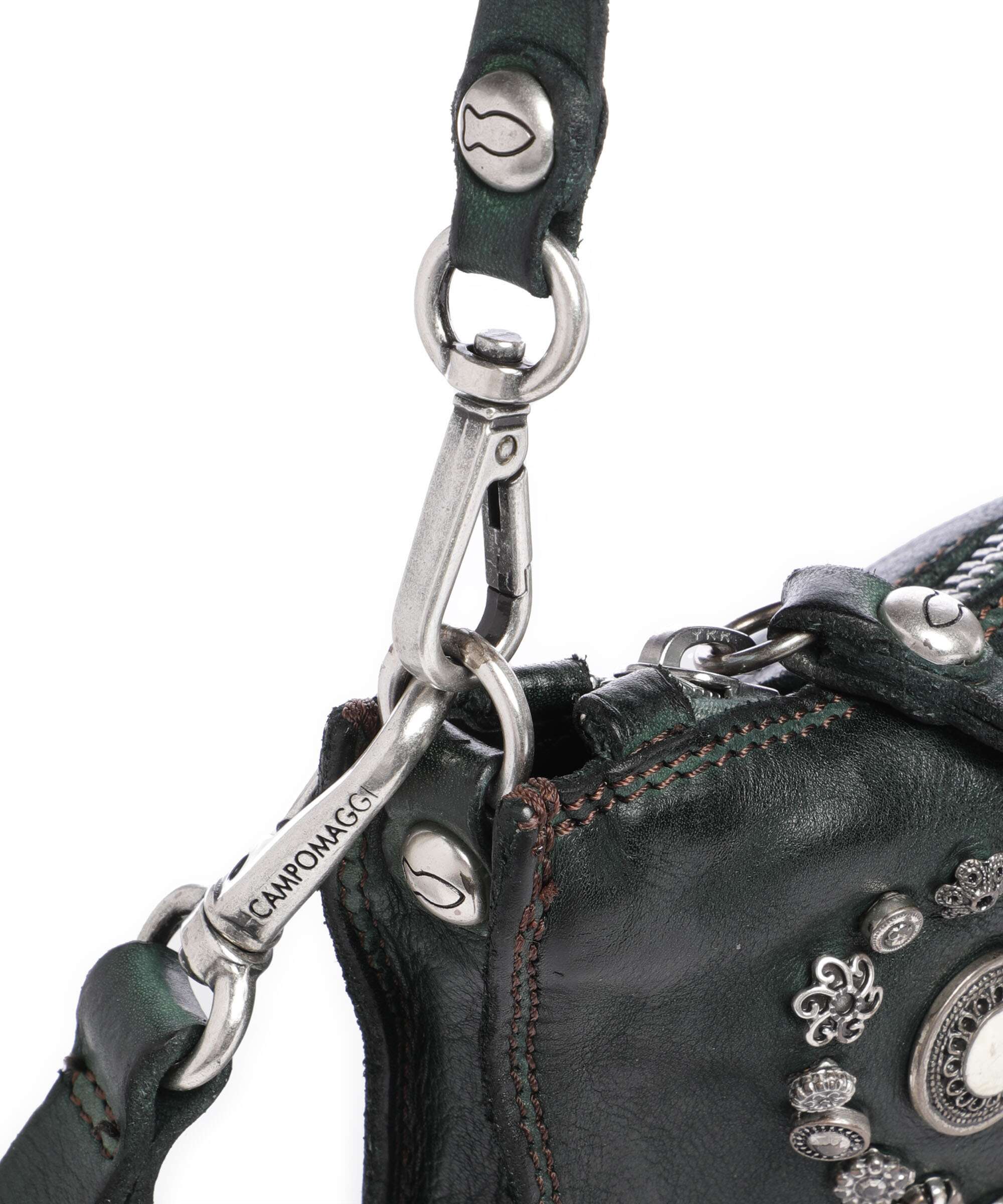 Campomaggi Shoulder bag green bottle - Image 4