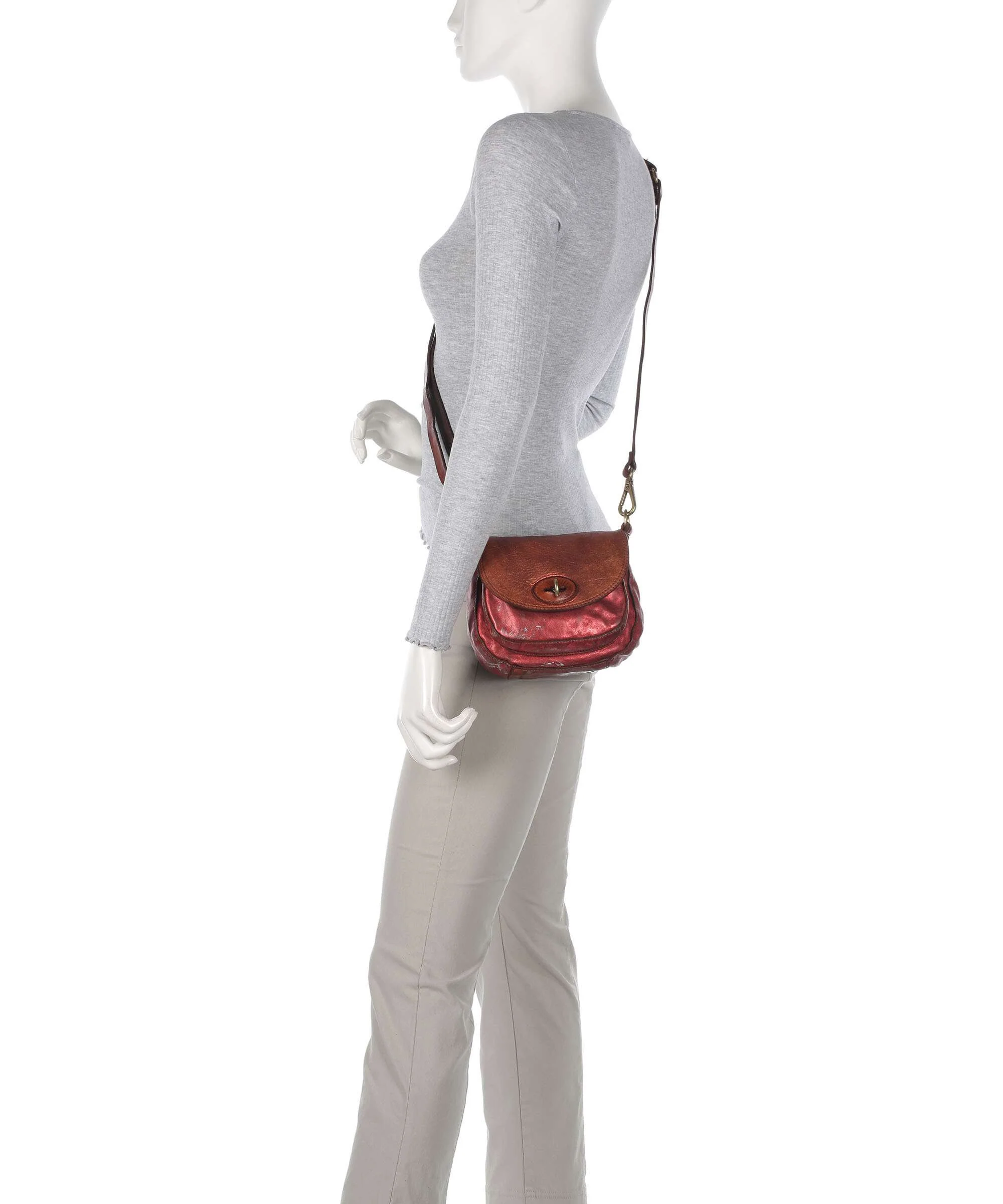 Campomaggi Shoulder bag coral - Image 3
