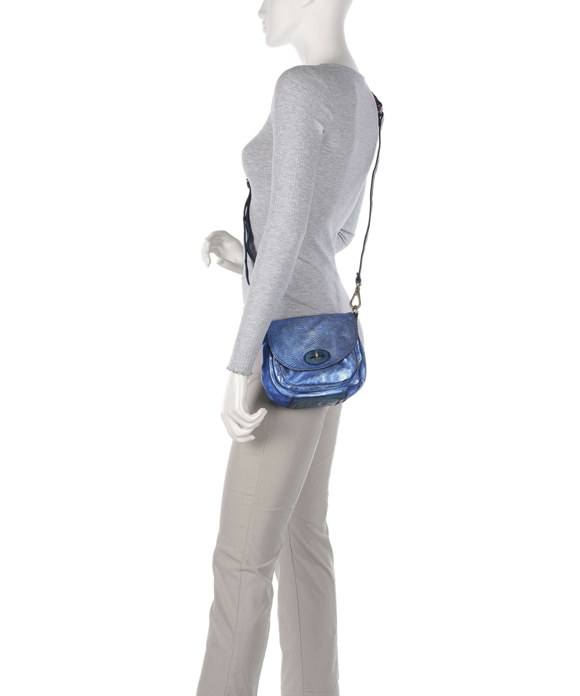 Campomaggi Shoulder bag bluette - Image 3