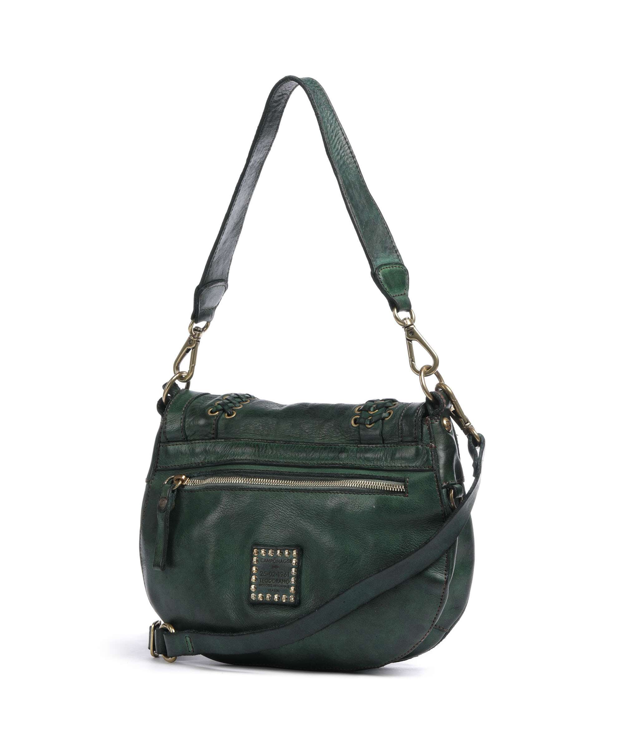 Campomaggi Shoulder bag green bottle - Image 2