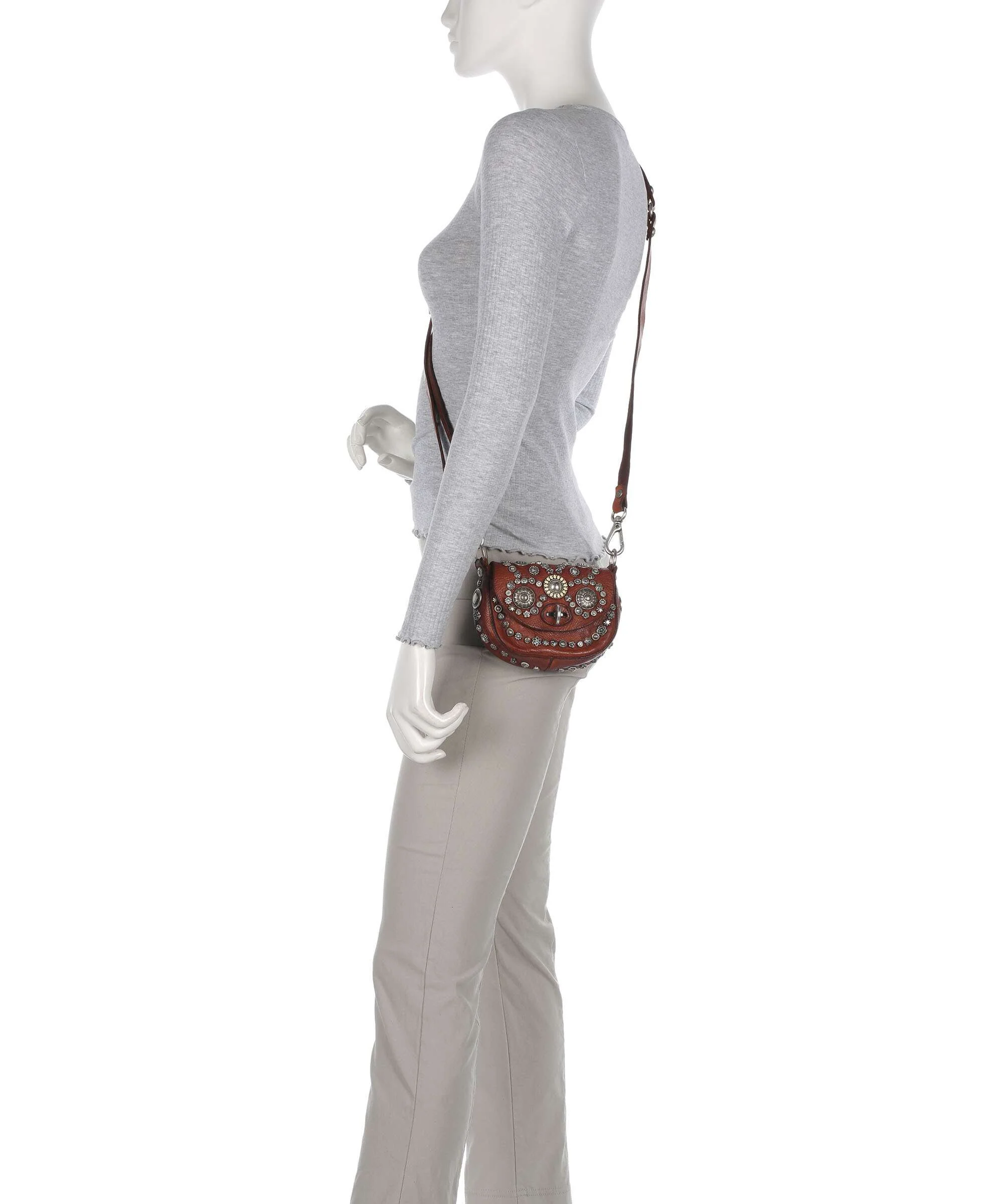 Campomaggi Shoulder bag cognac - Image 3