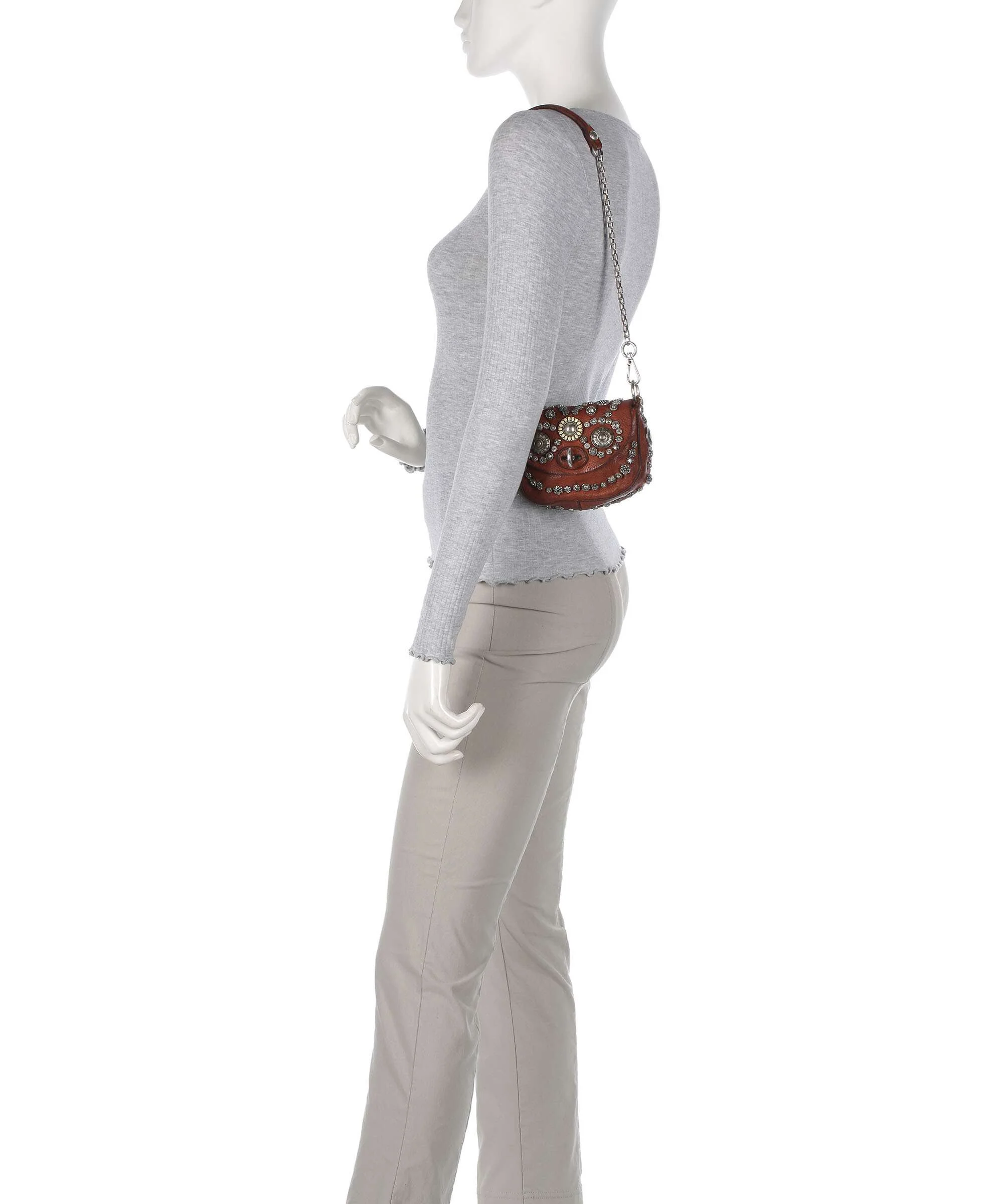Campomaggi Shoulder bag cognac - Image 4