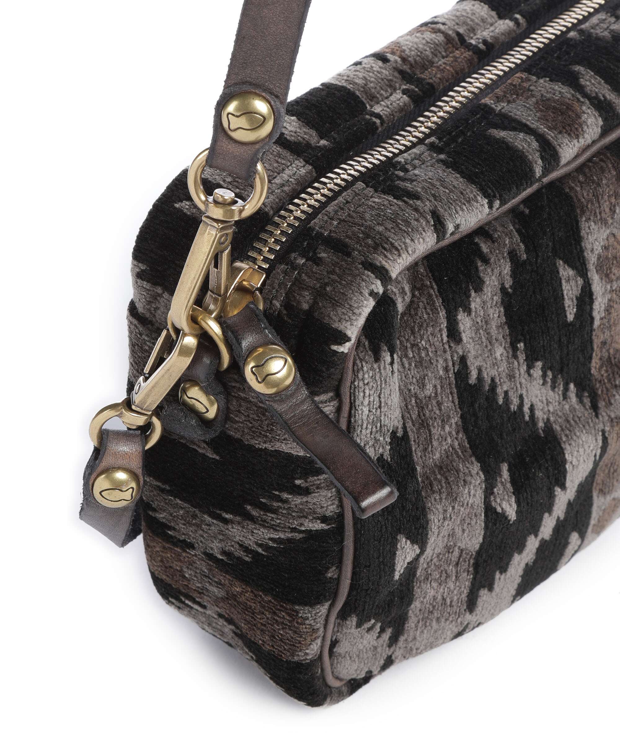 Campomaggi Shoulder bag grigio/panna - Image 4