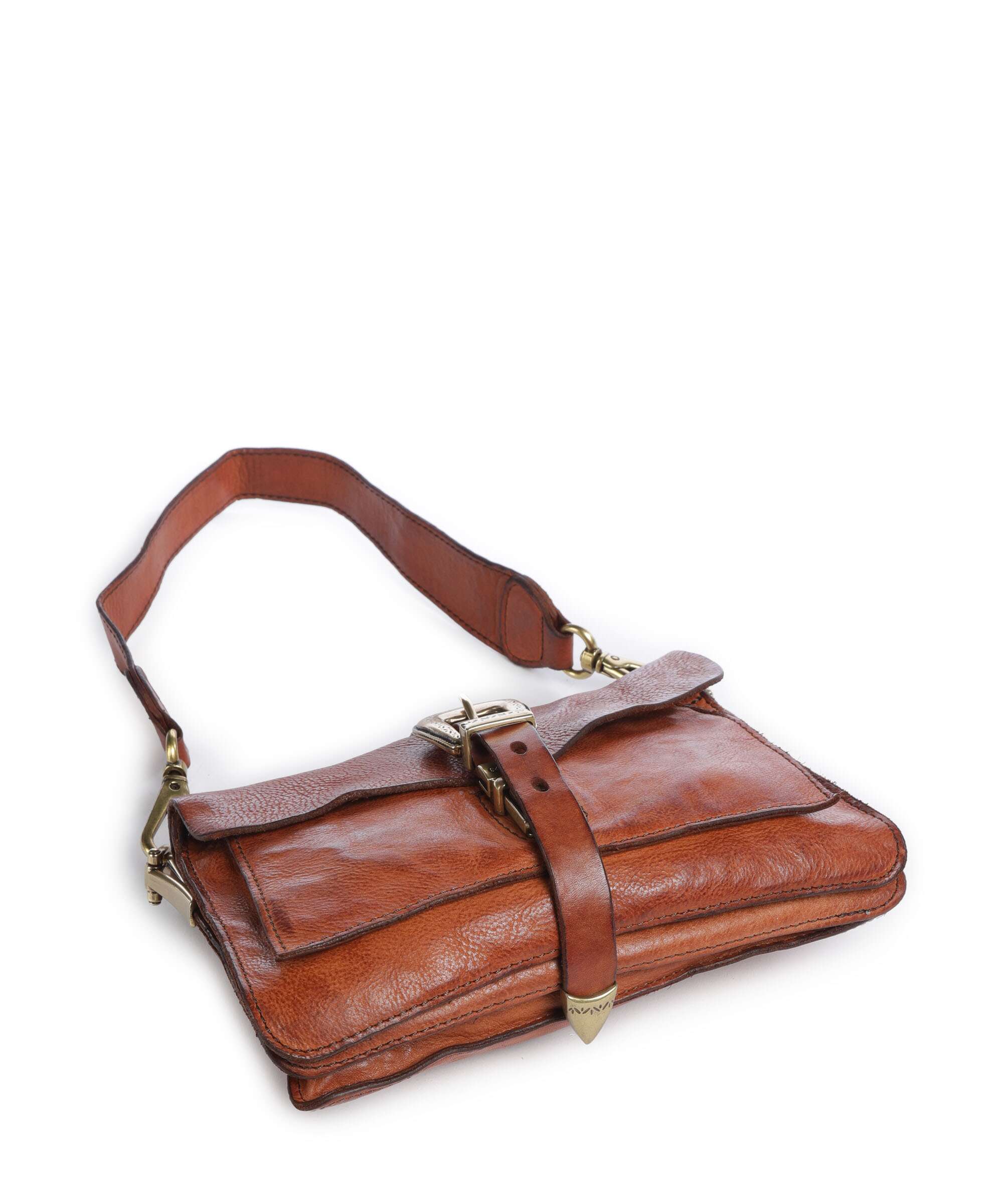 Campomaggi Shoulder bag cognac - Image 6