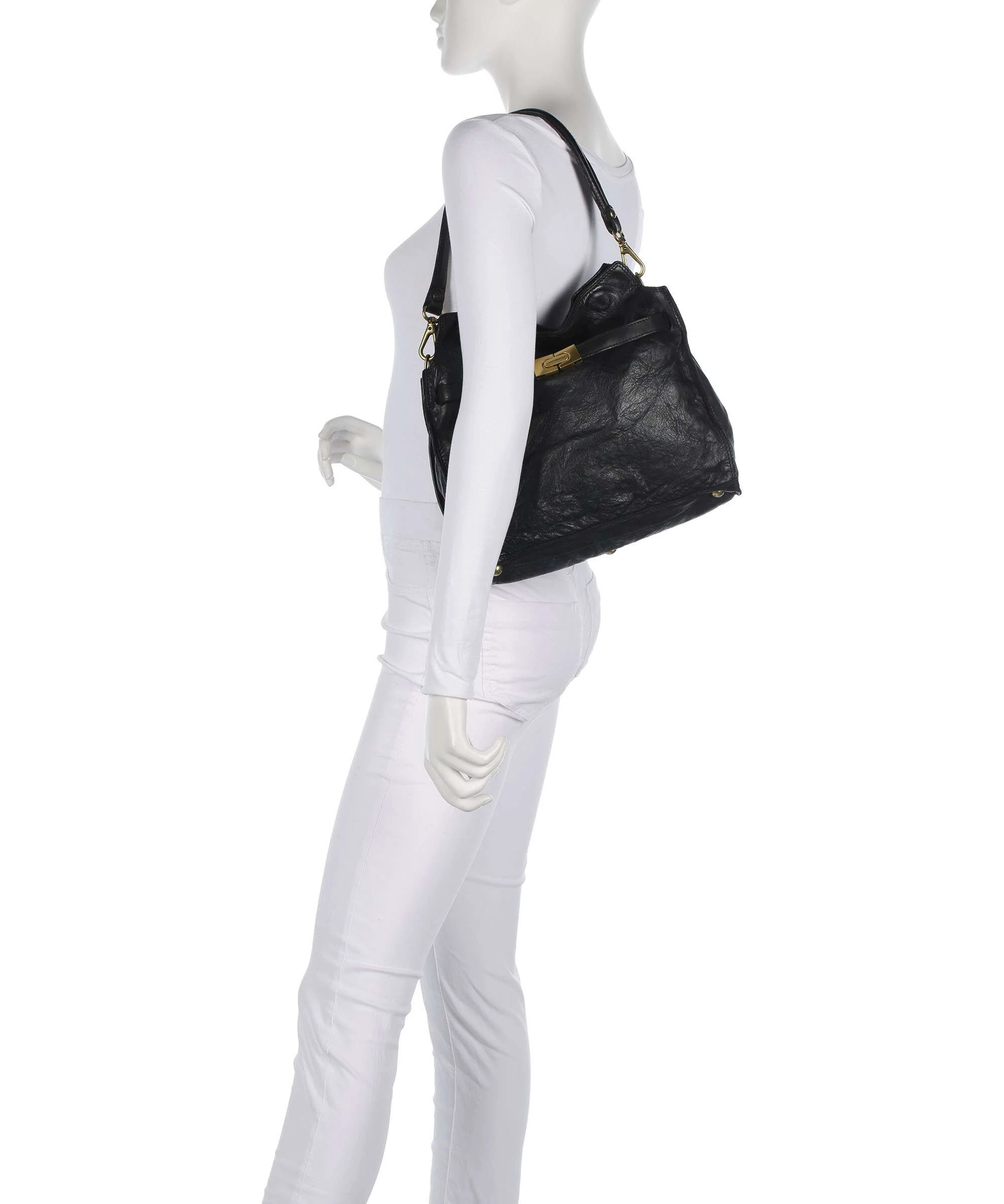 Campomaggi Shoulder bag black - Image 3