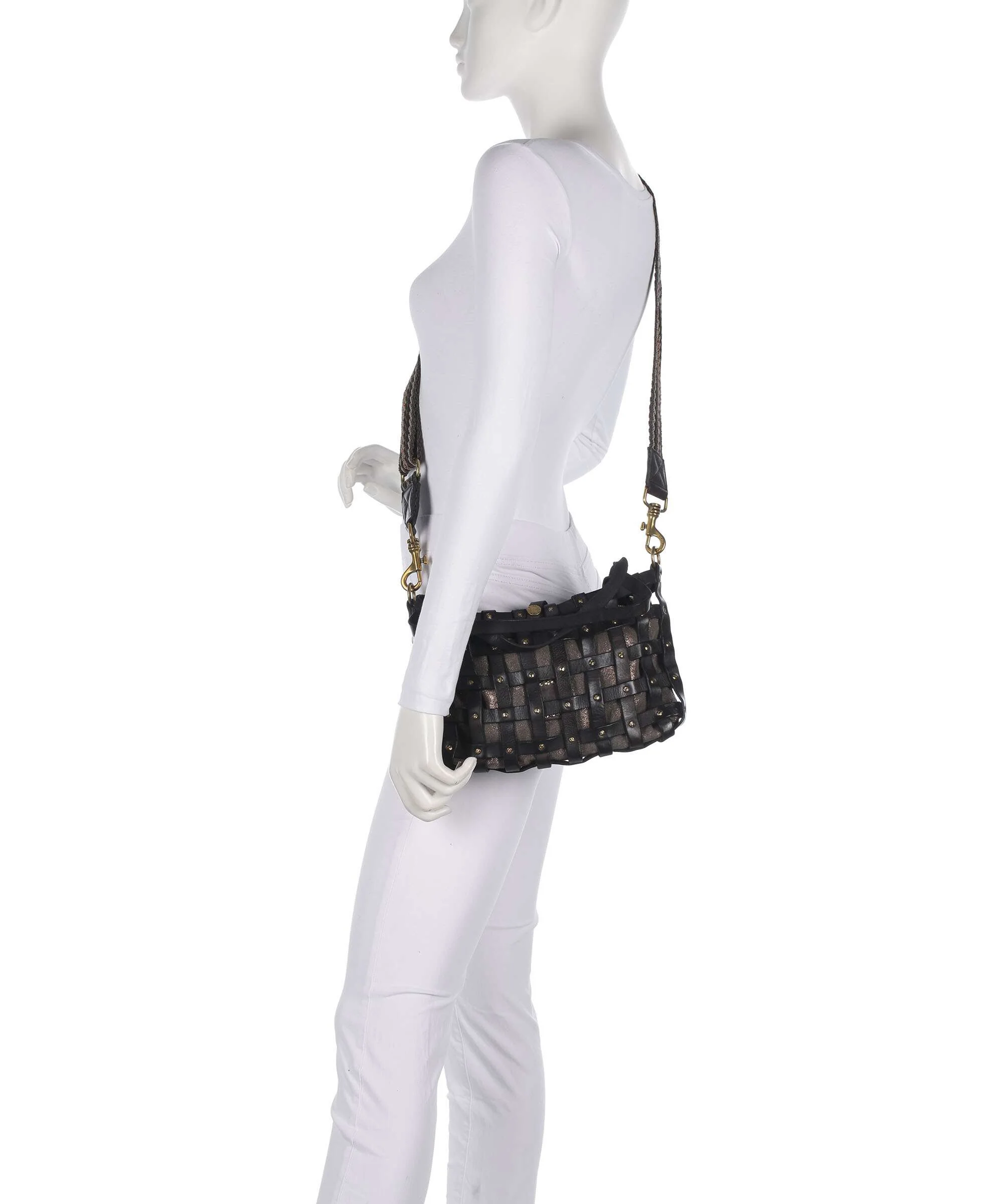 Campomaggi Shoulder bag grey/bronze - Image 4