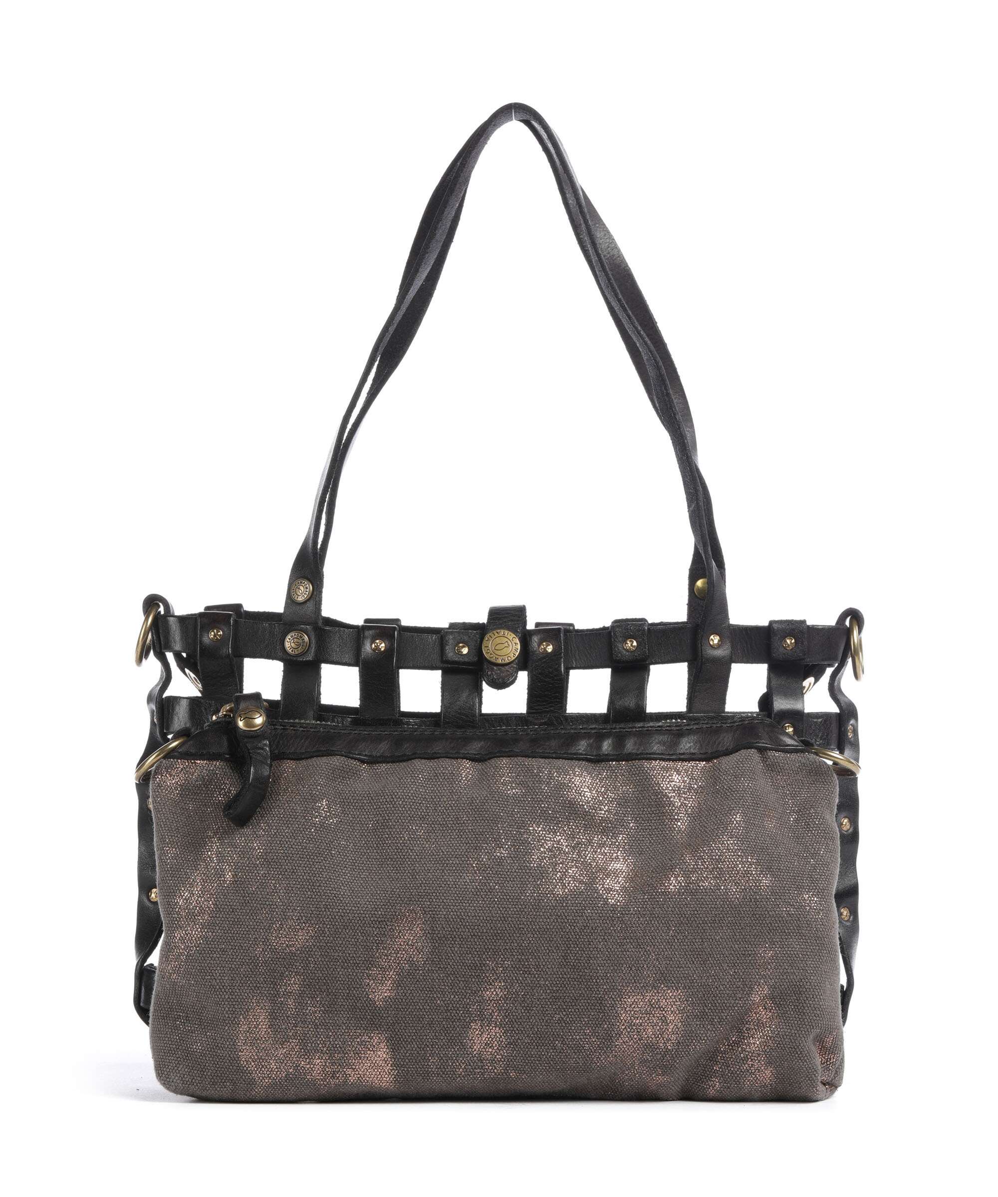 Campomaggi Shoulder bag grey/bronze - Image 5