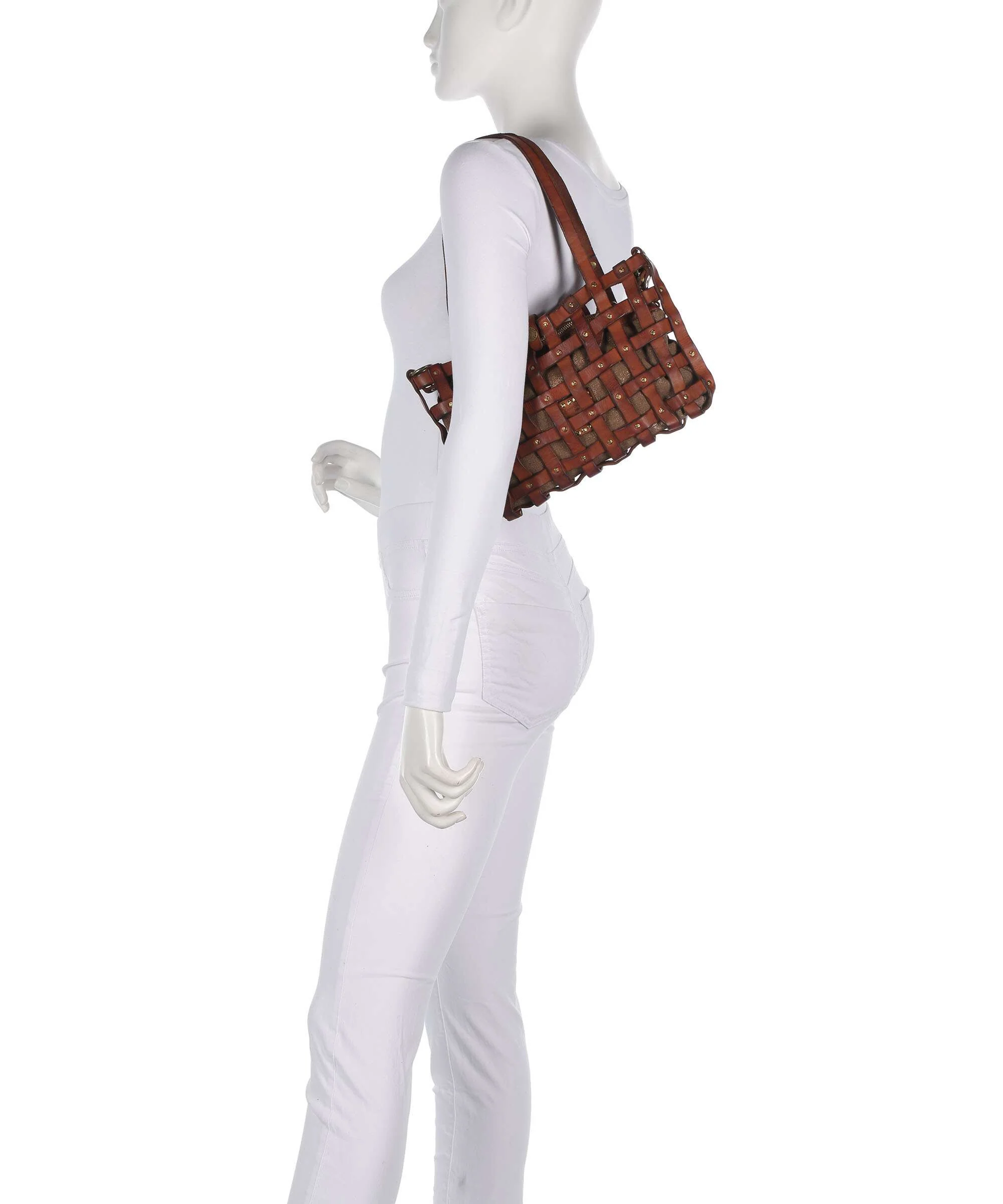 Campomaggi Shoulder bag cognac/bronze - Image 3