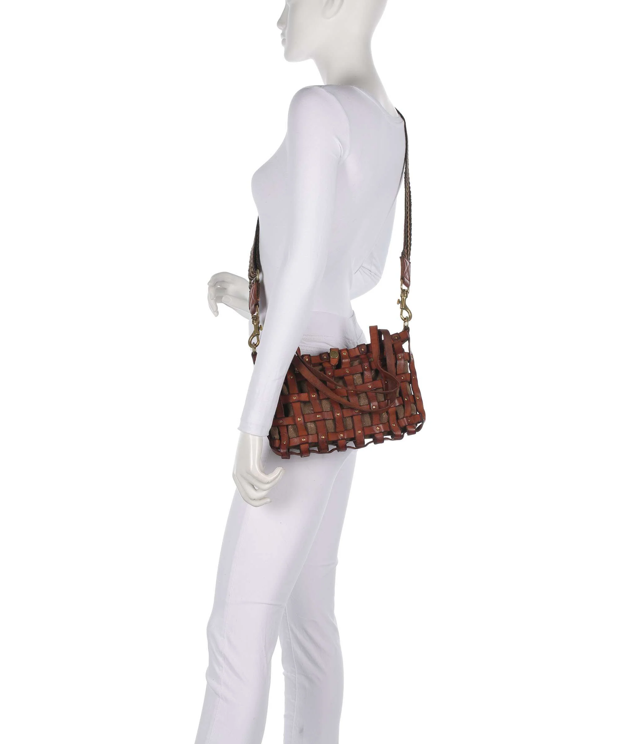 Campomaggi Shoulder bag cognac/bronze - Image 4