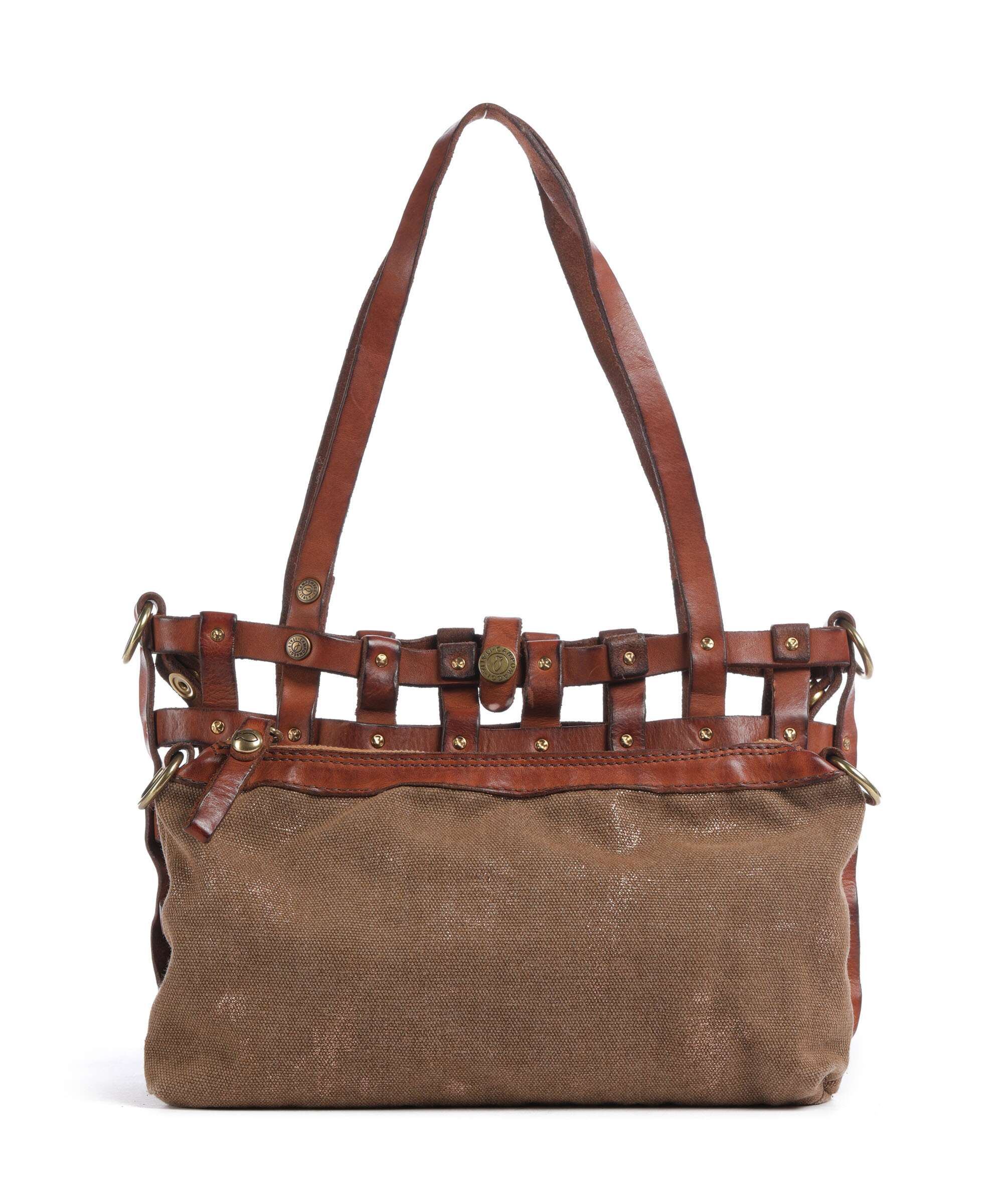 Campomaggi Shoulder bag cognac/bronze - Image 5