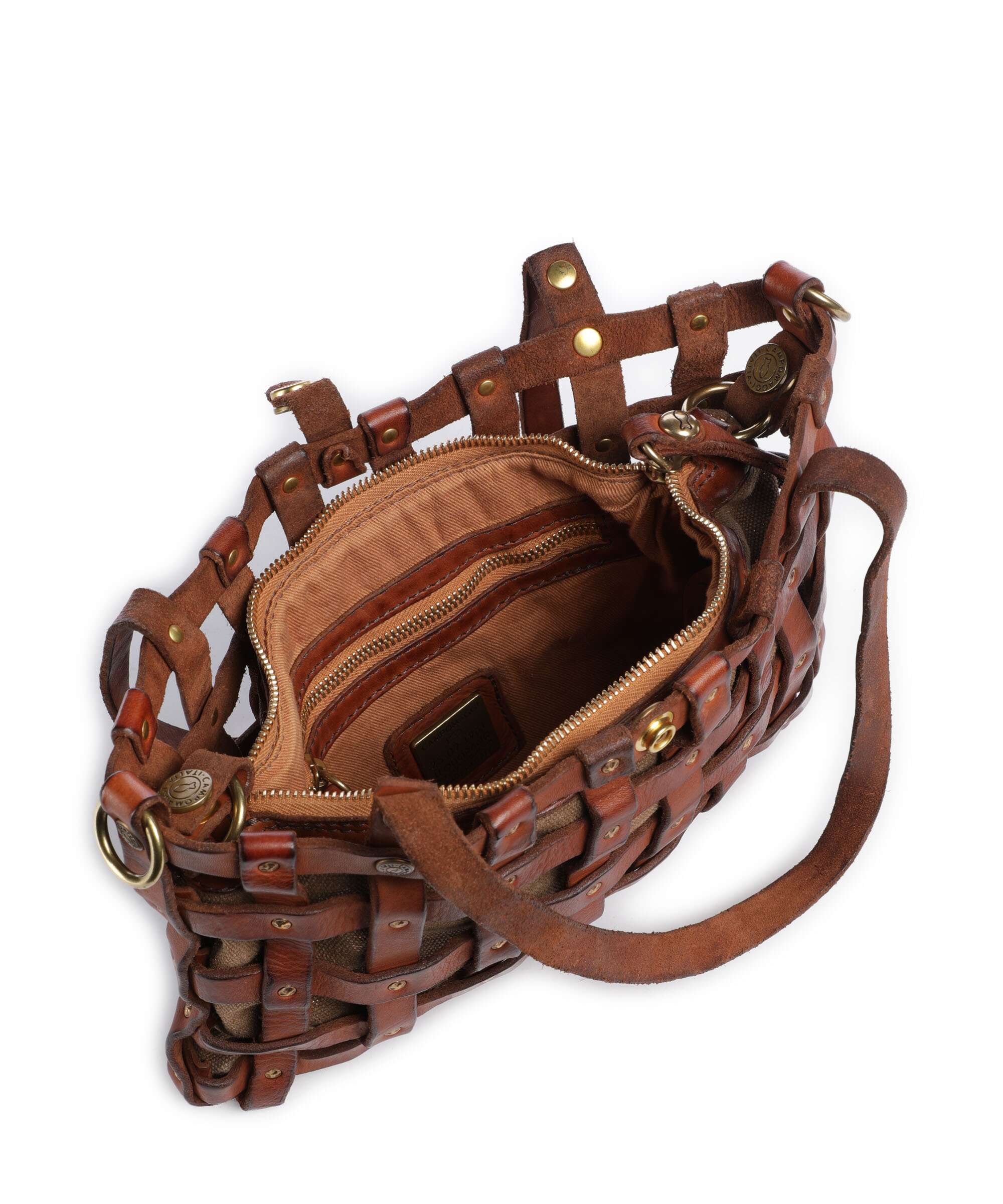 Campomaggi Shoulder bag cognac/bronze - Image 7