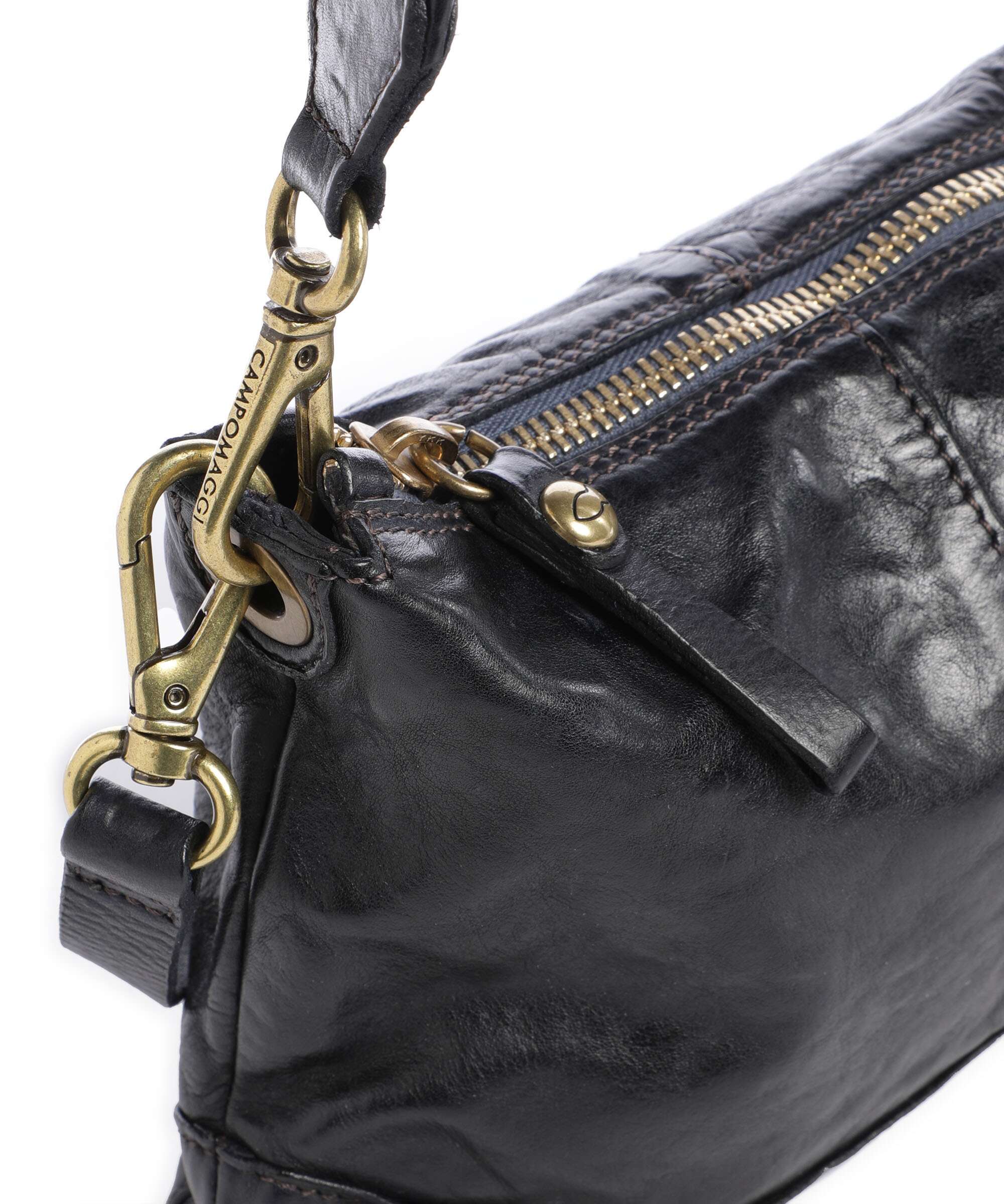 Campomaggi Shoulder bag blue - Image 5
