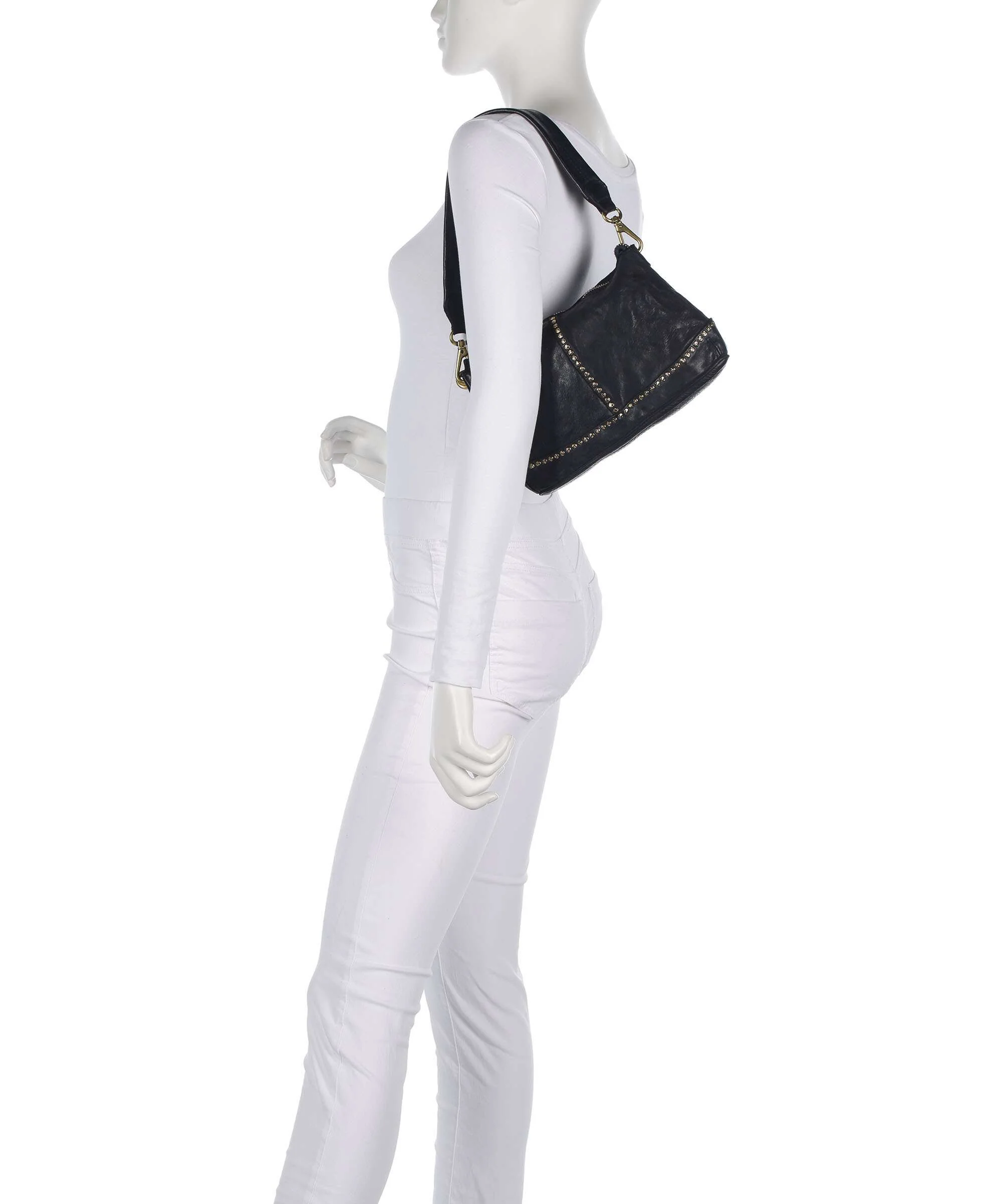 Campomaggi Shoulder bag blue - Image 3