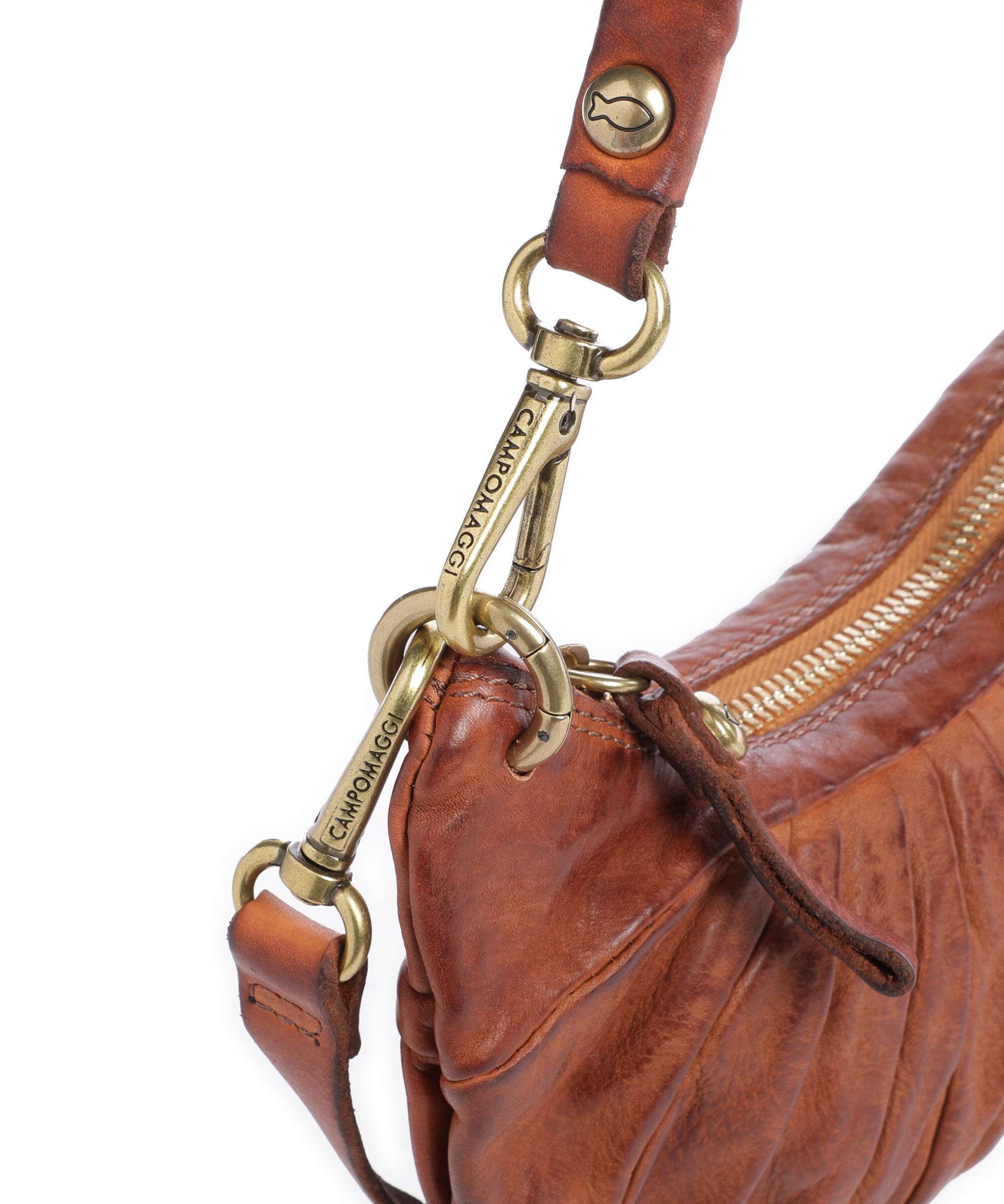 Campomaggi Shoulder bag cognac - Image 5