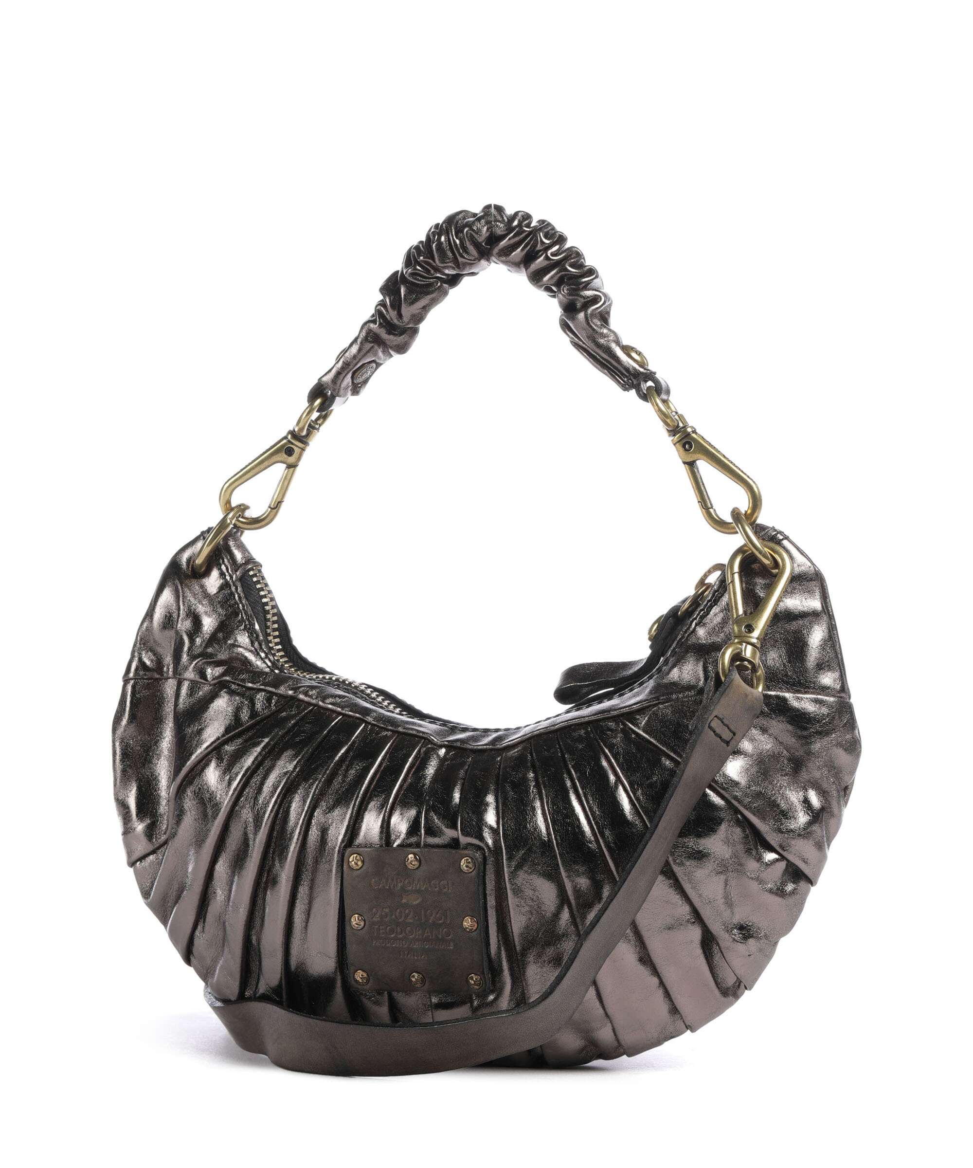 Campomaggi Shoulder bag lead grey - Image 2