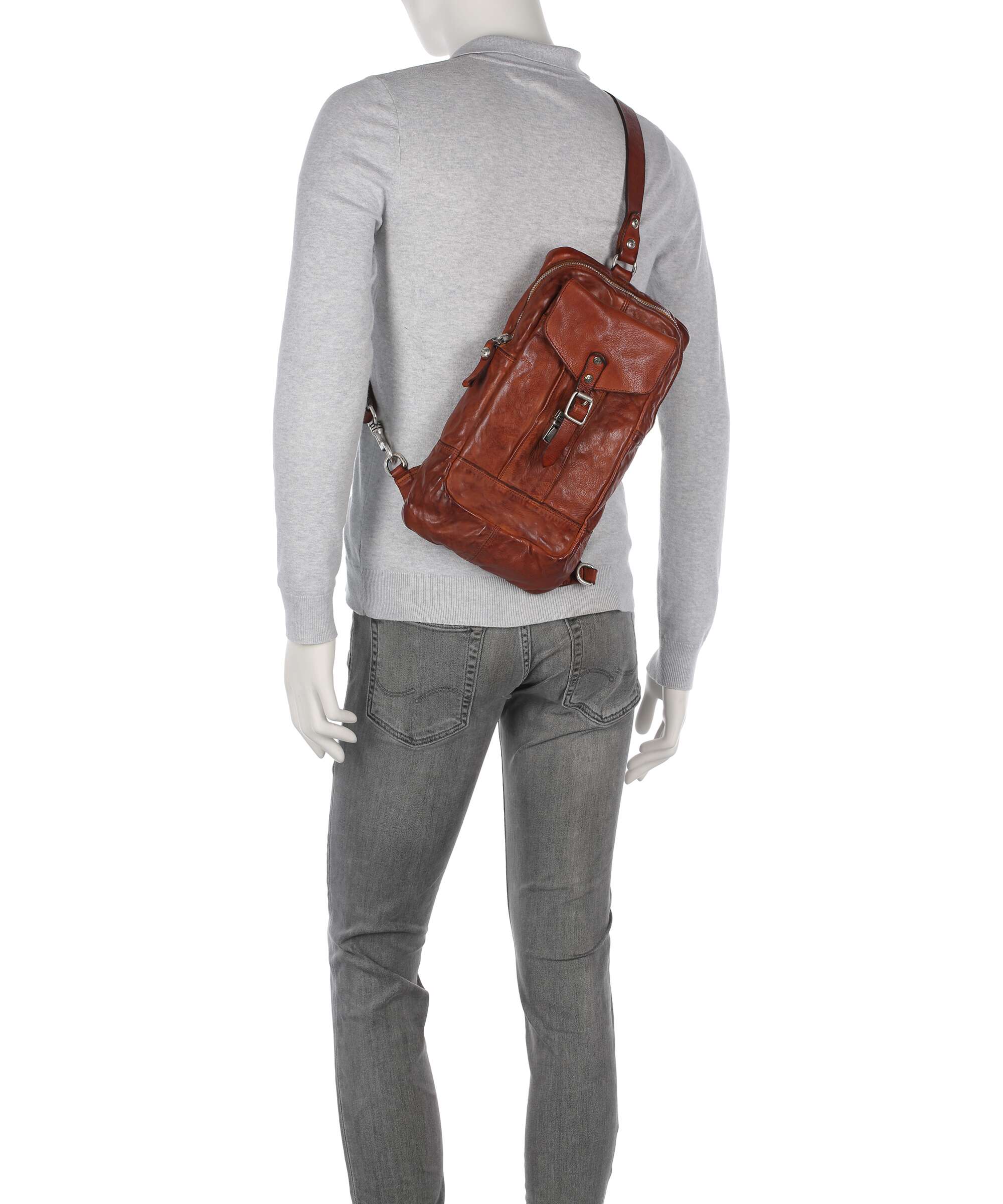 Campomaggi Sling bag cognac - Image 3