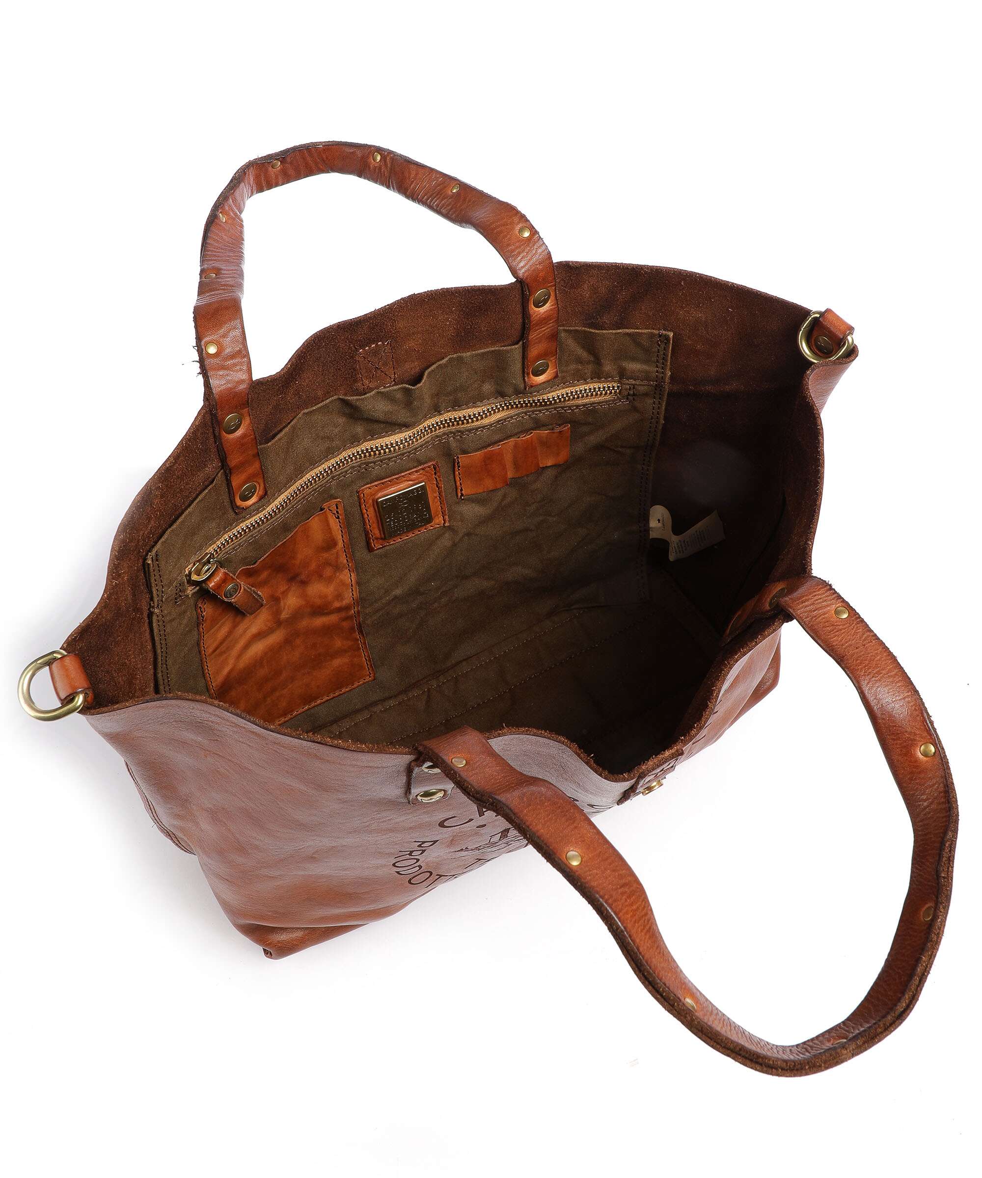 Campomaggi Tote bag cognac - Image 5
